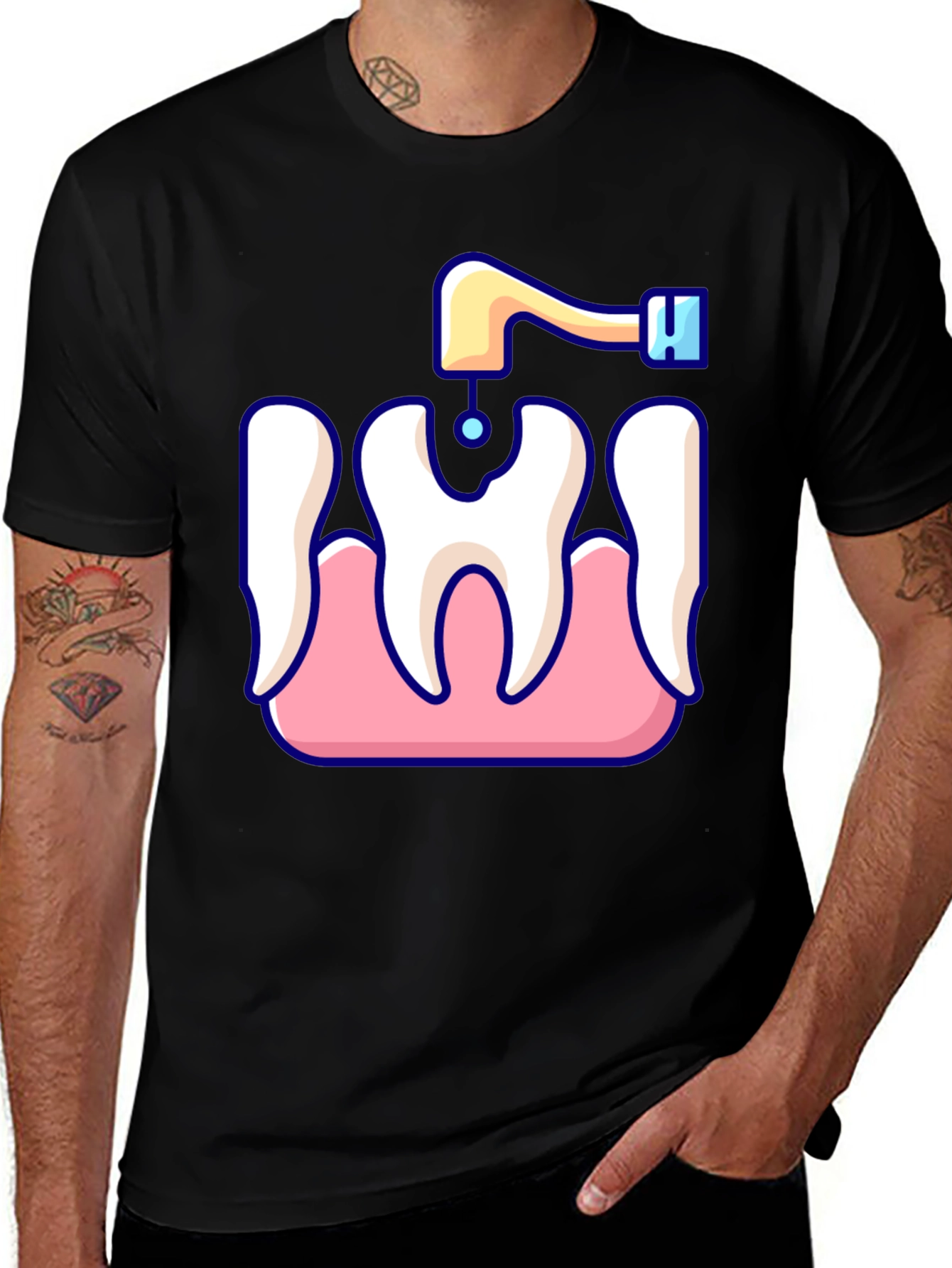 Variant 8 of Dentist Tool T-Shirt - Funny Tooth Care Graphic Tee