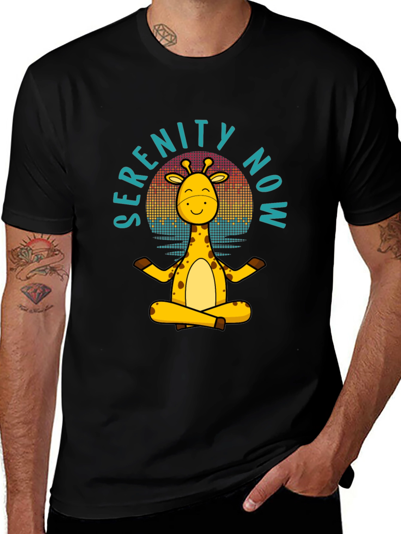 Variant 25 of Serenity Now Giraffe T-Shirt