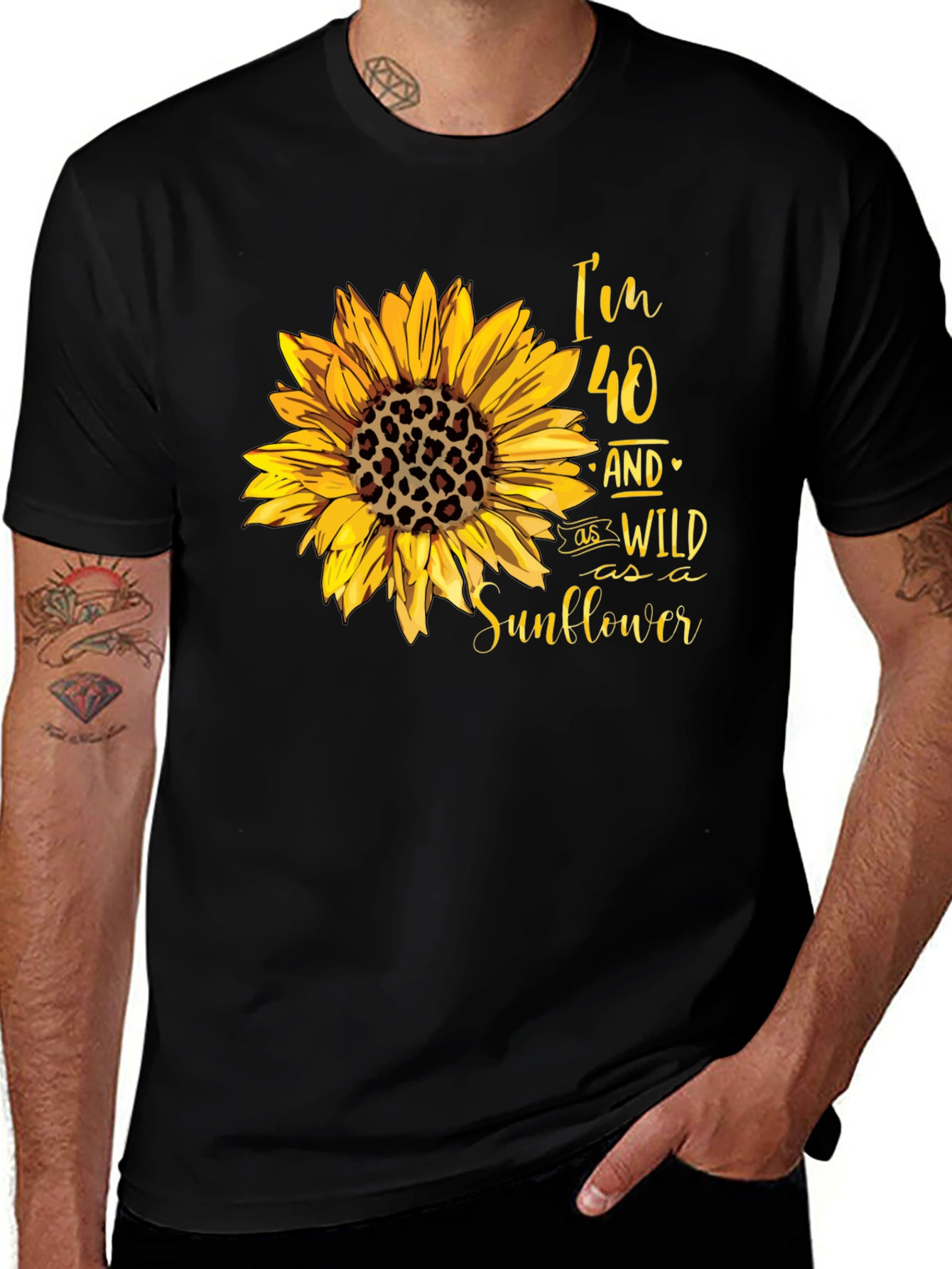 Variant 30 of Wild Sunflower 40th Birthday T-Shirt