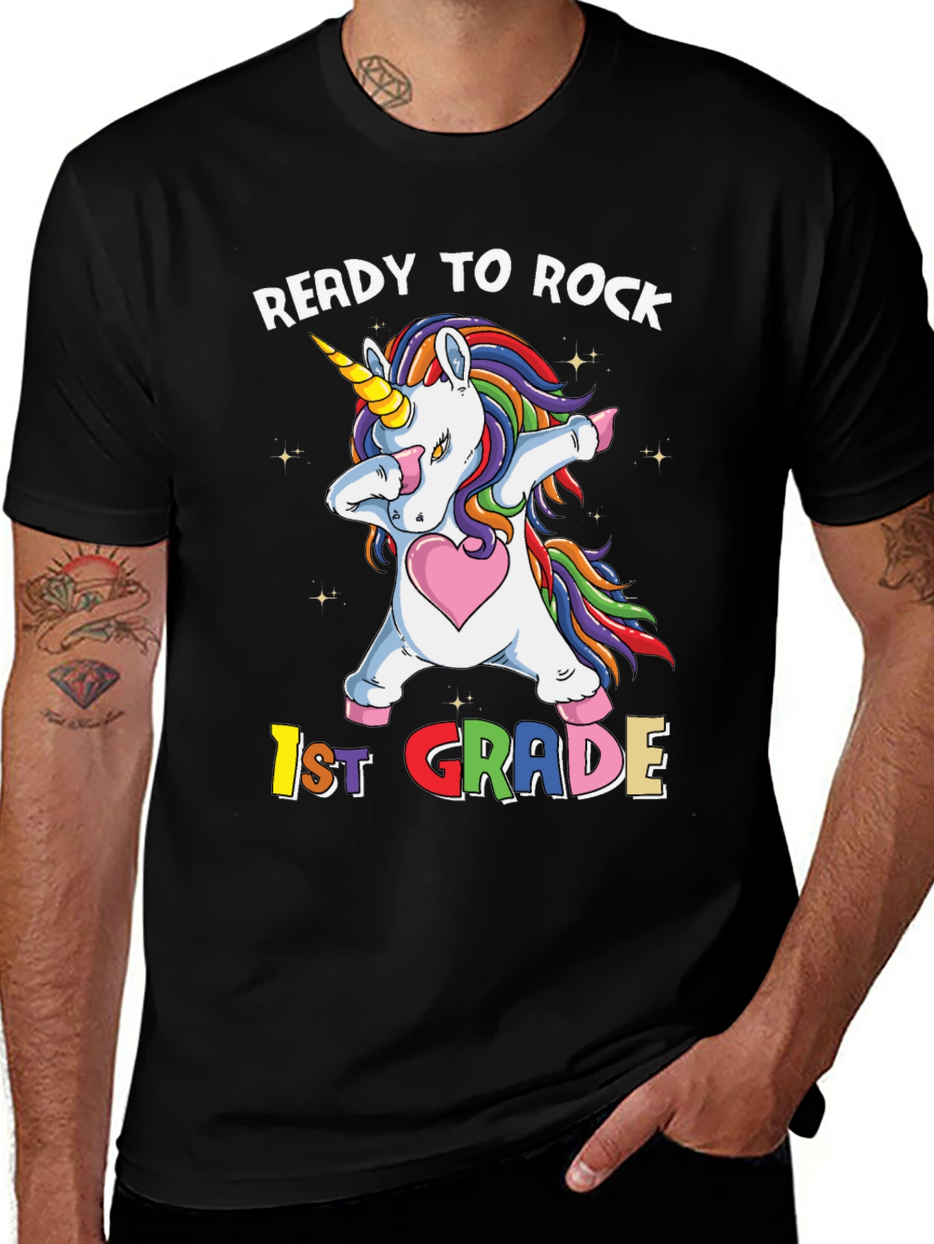 Variant 19 of Ready to Rock 1st Grade Unicorn T-Shirt