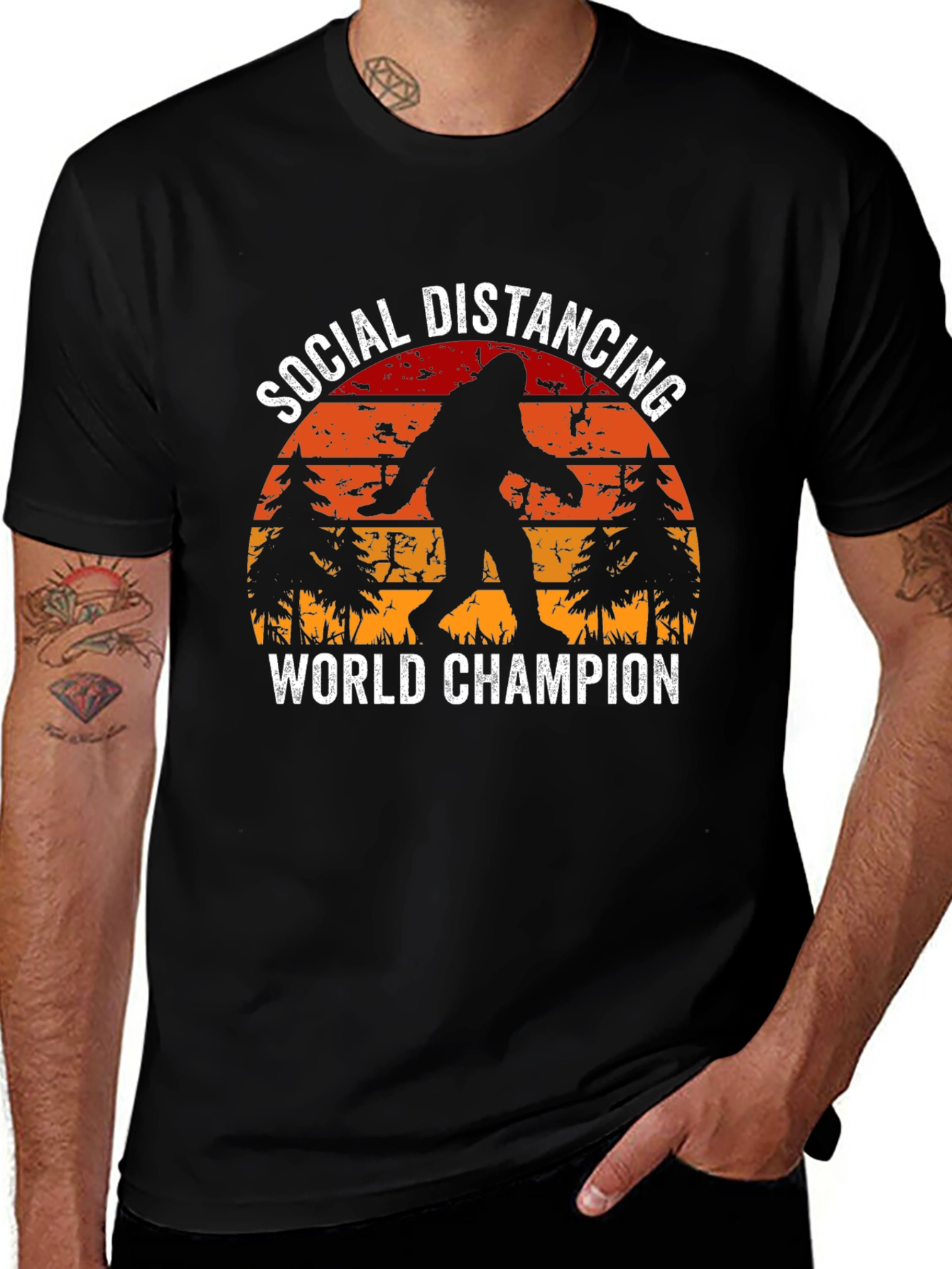 Variant 22 of Social Distancing World Champion Tee