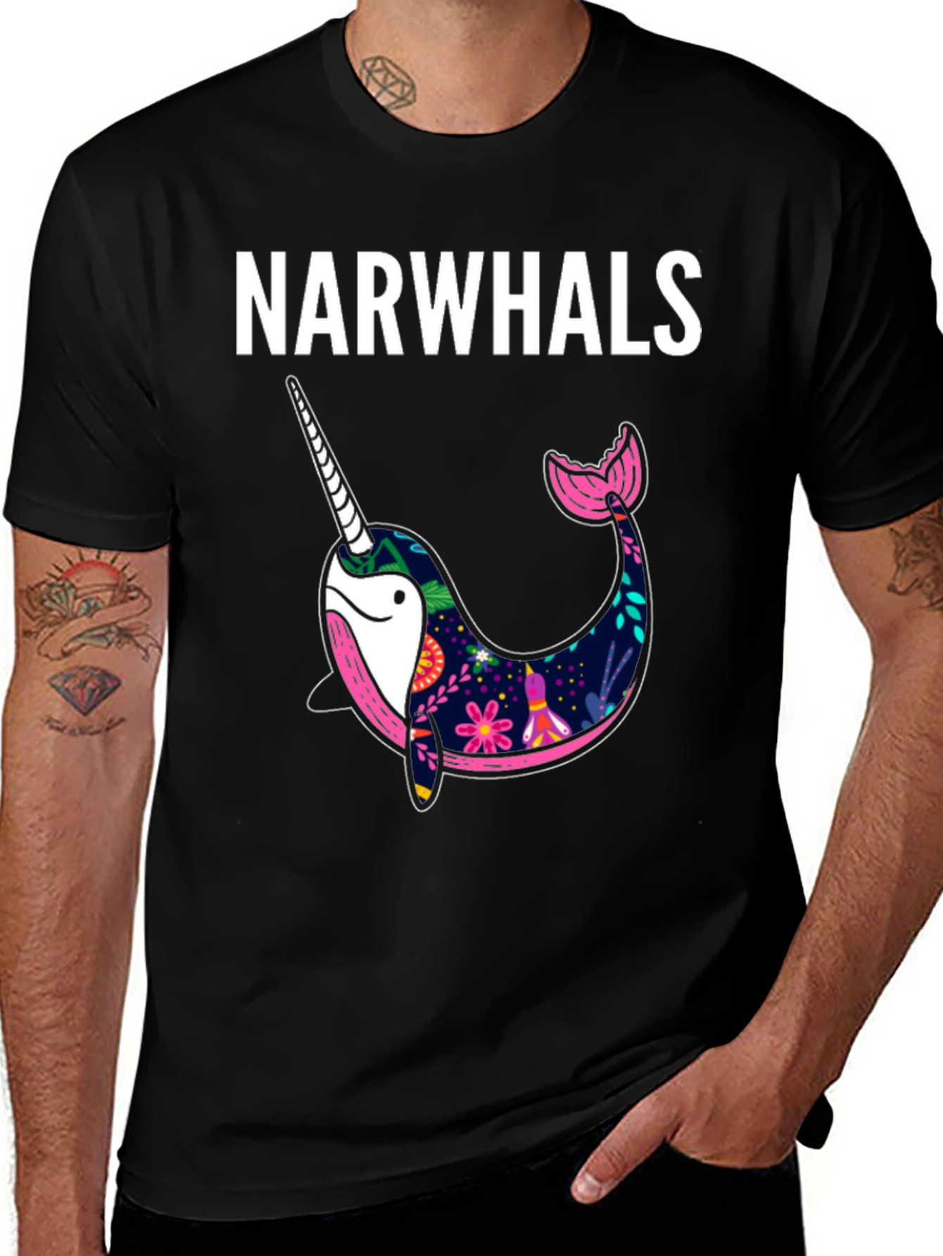 Variant 15 of Narwhal Graphic Tee - Unique & Stylish