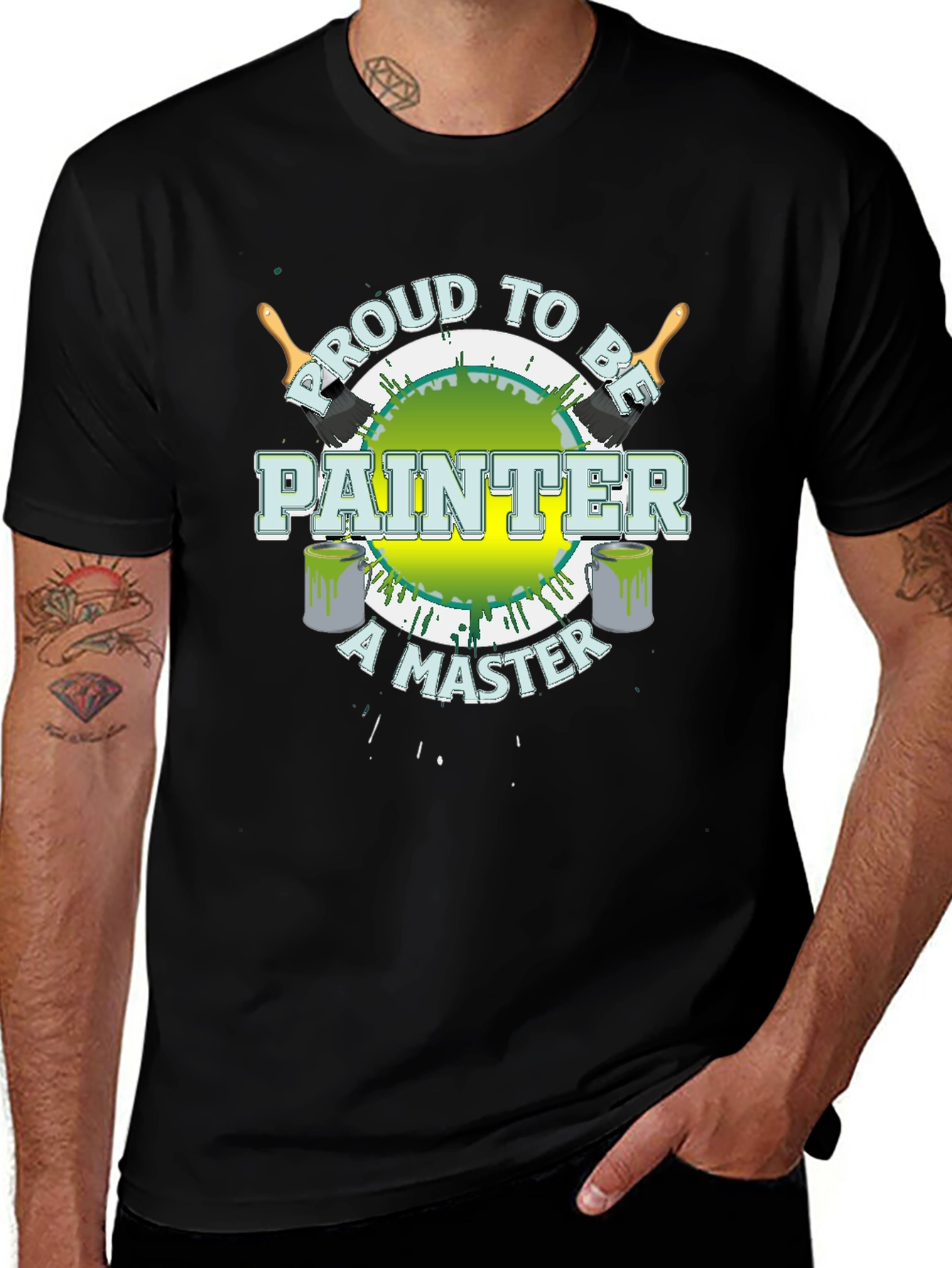 Variant 3 of Proud Painter T-Shirt - Master Artist Apparel