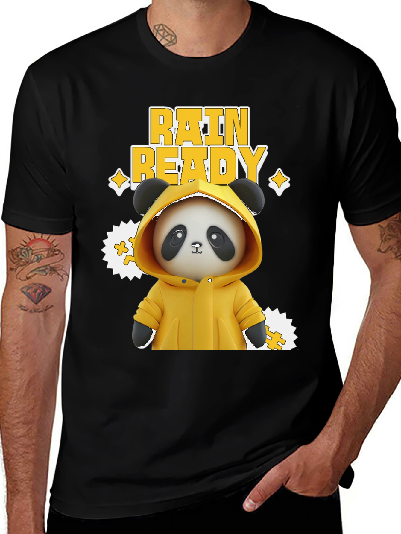 Variant 7 of Rain Ready Panda T-Shirt