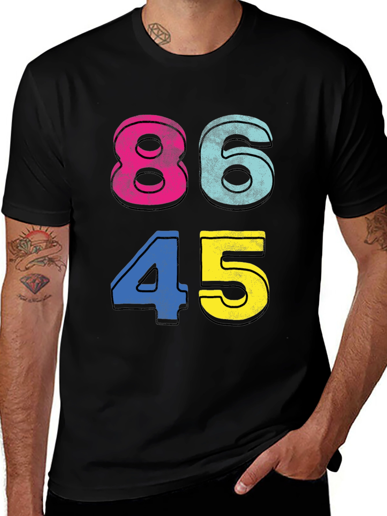 Variant 26 of 86 45 Graphic Tee - Political Statement T-Shirt