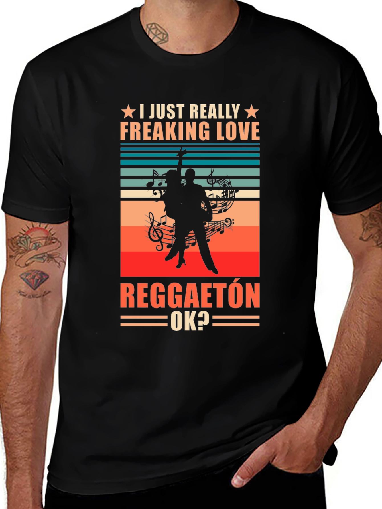 Variant 21 of Reggaeton Music Lover Graphic T-Shirt