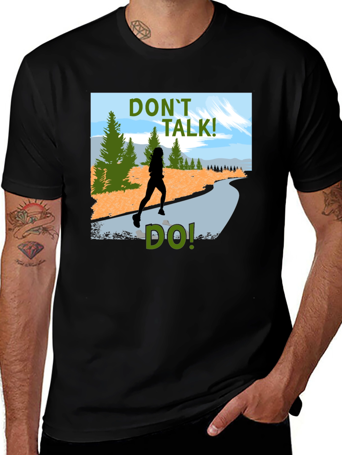 Variant 18 of Don't Talk, Do! Active Lifestyle T-Shirt