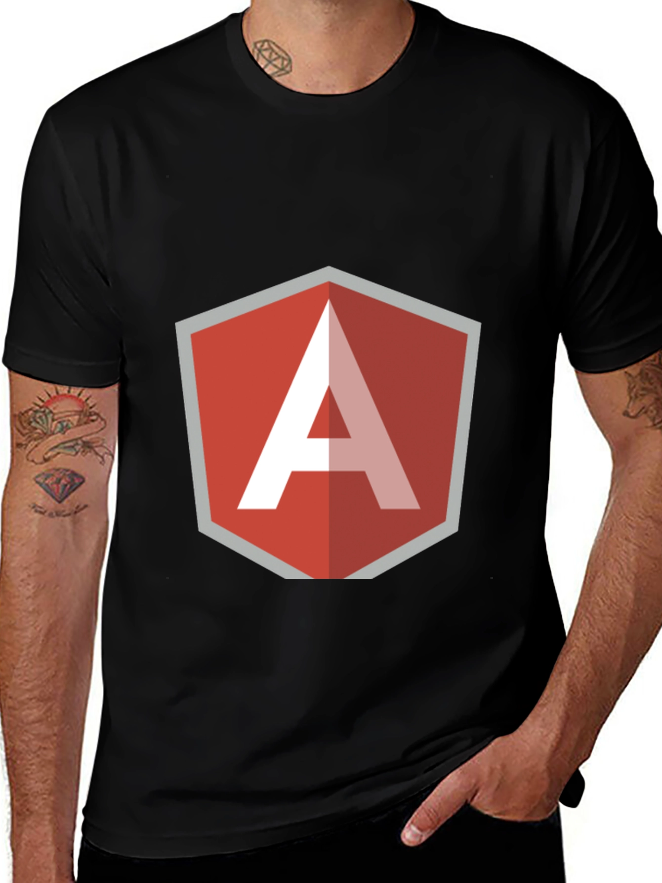 Angular Developer T-Shirt - Black