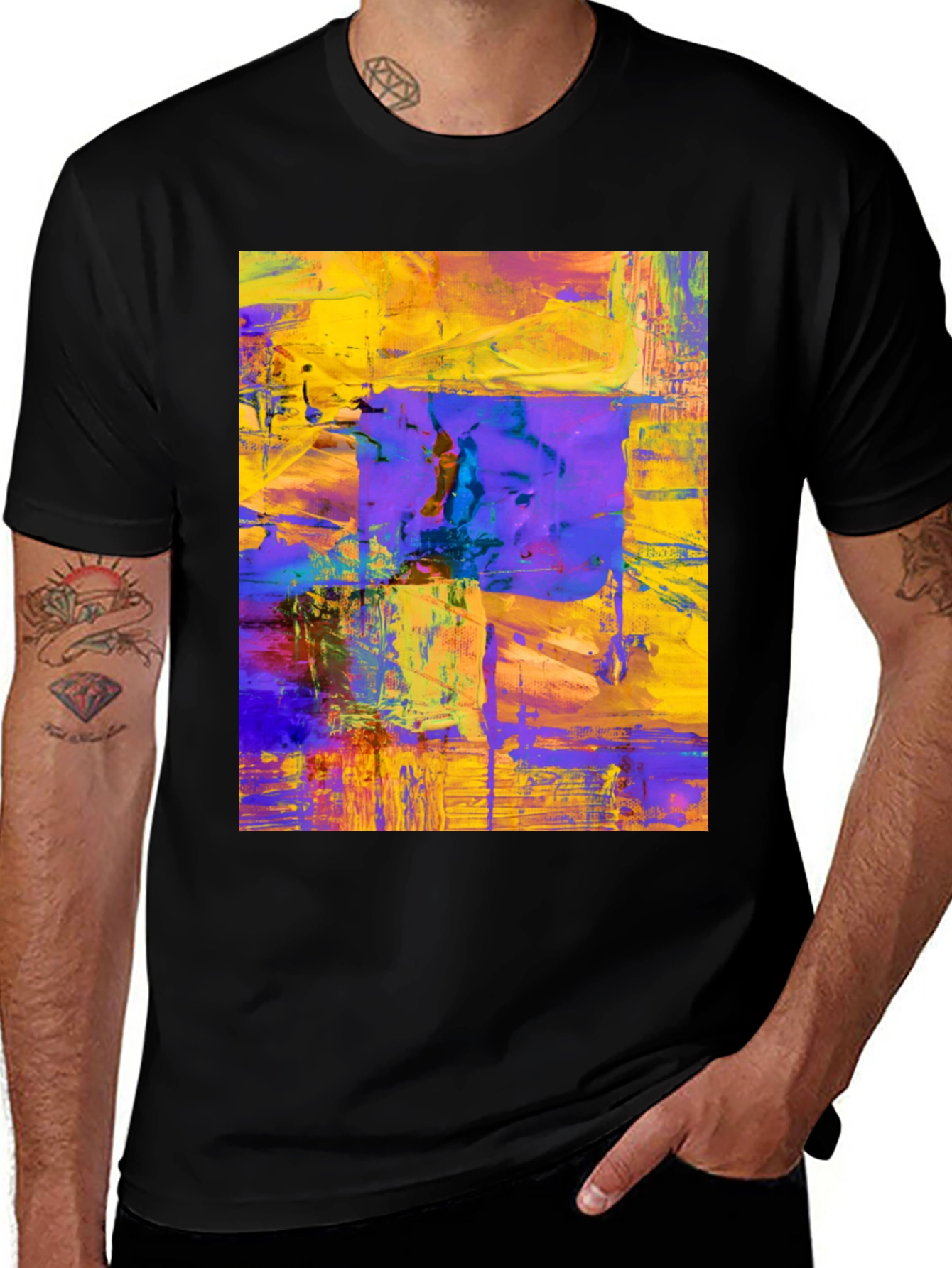 Variant 23 of Abstract Art Graphic T-Shirt - Bold & Stylish