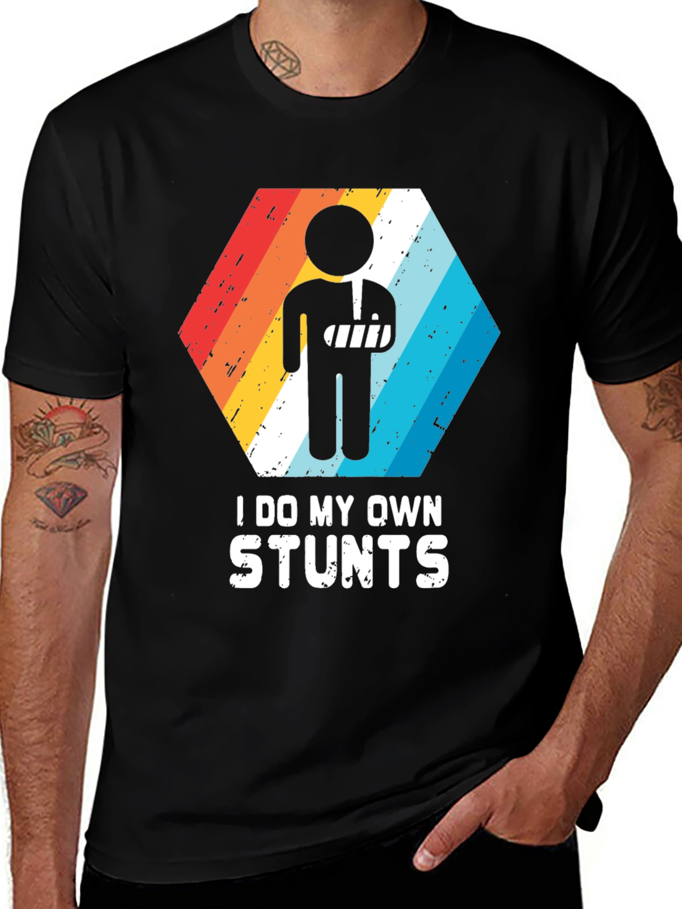 Variant 23 of I Do My Own Stunts Graphic Tee