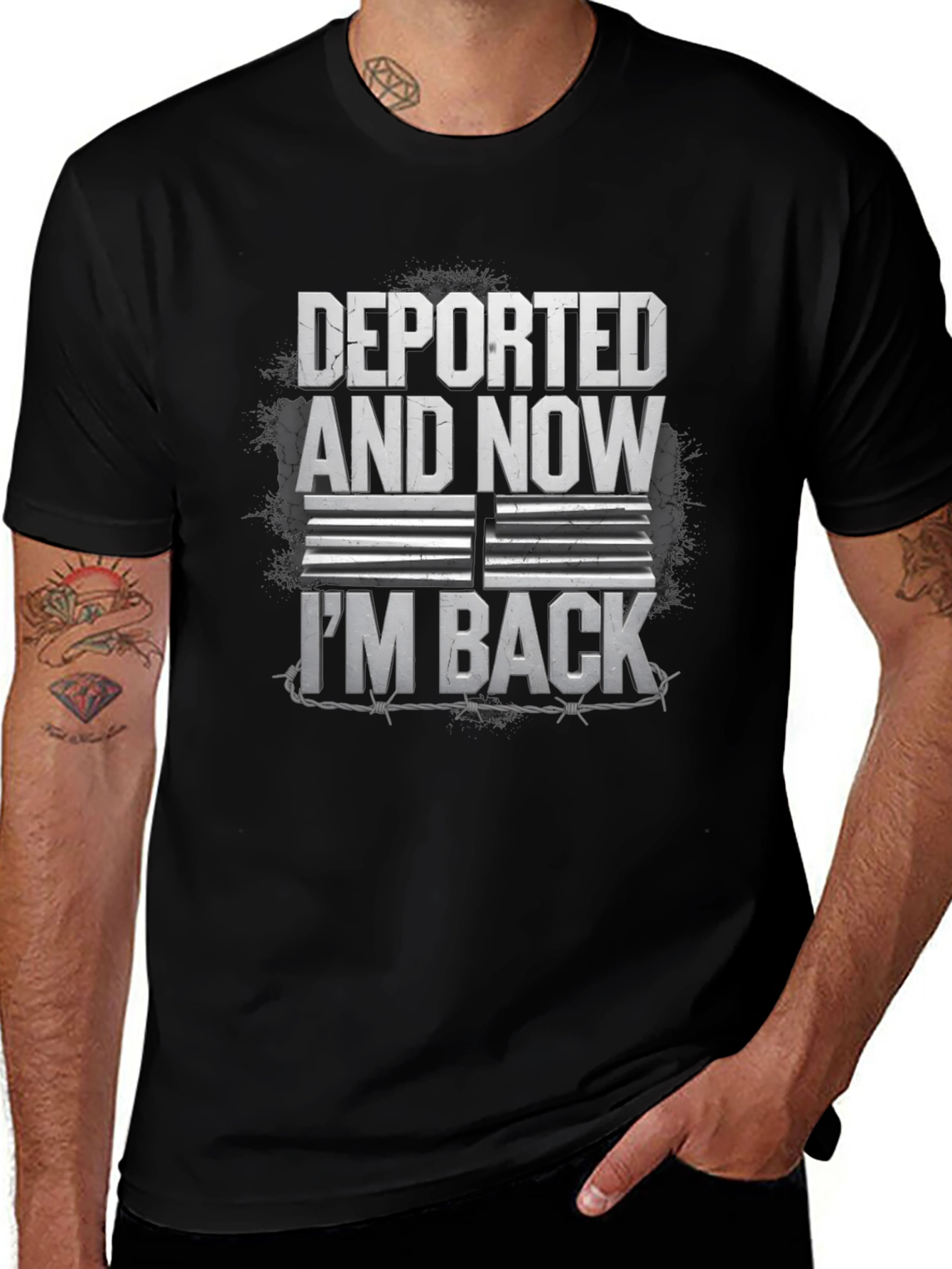 Deported & Now I'm Back Graphic T-Shirt