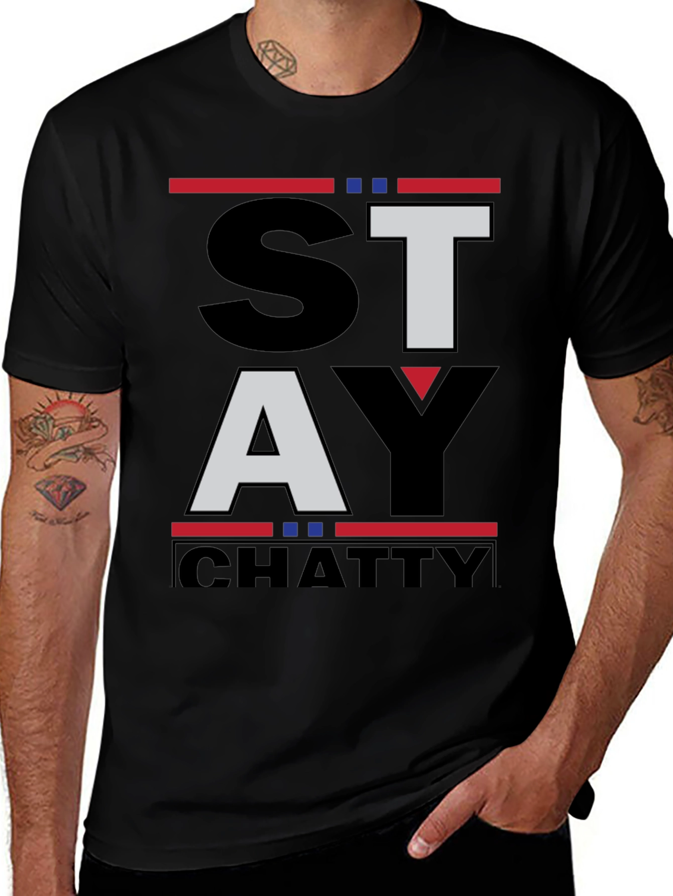 Variant 20 of Stay Chatty Graphic T-Shirt