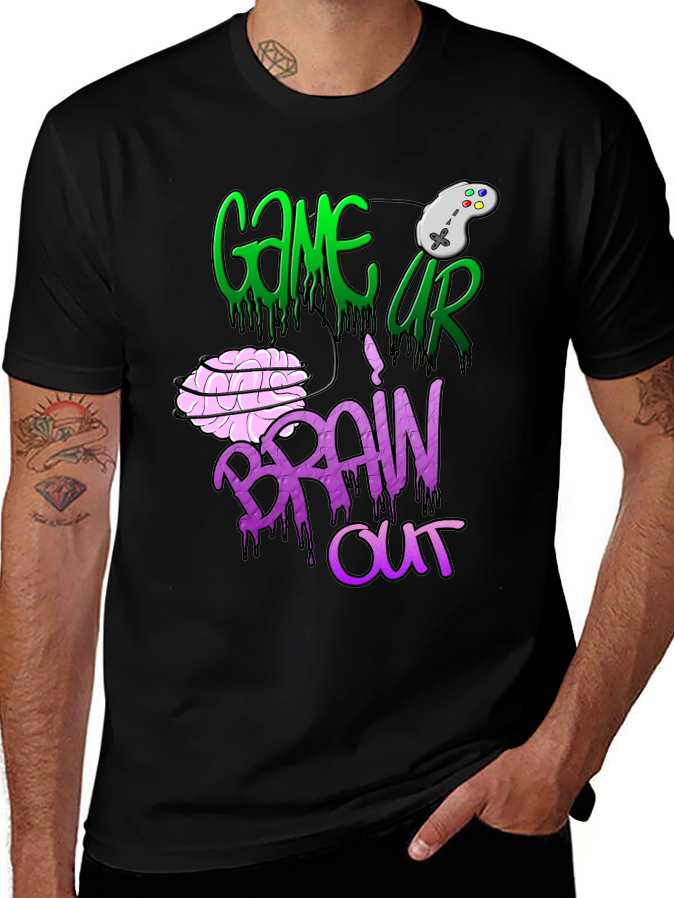 Variant 19 of Game On Brain Out T-Shirt