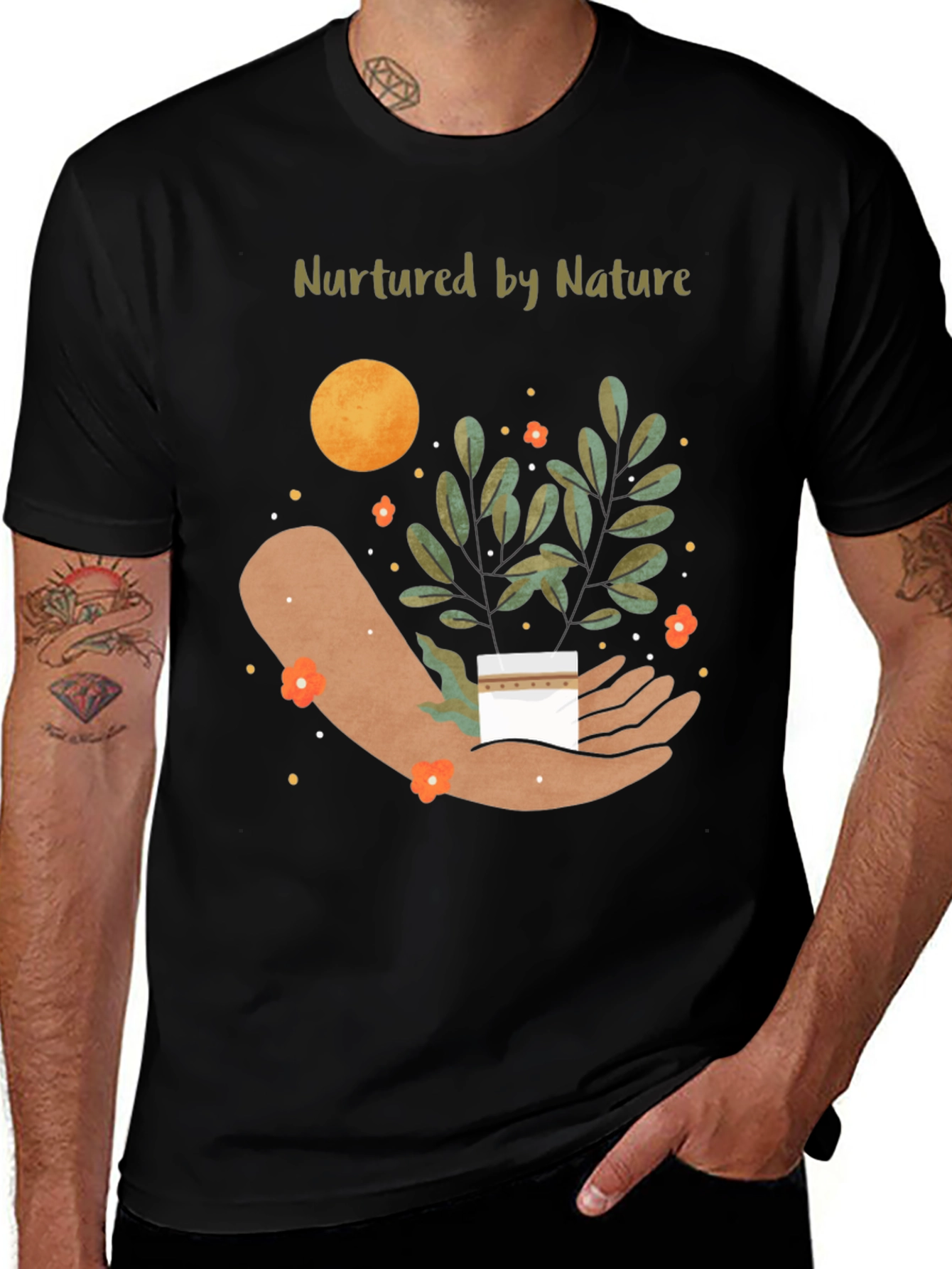 Variant 10 of Nurtured By Nature Graphic T-Shirt