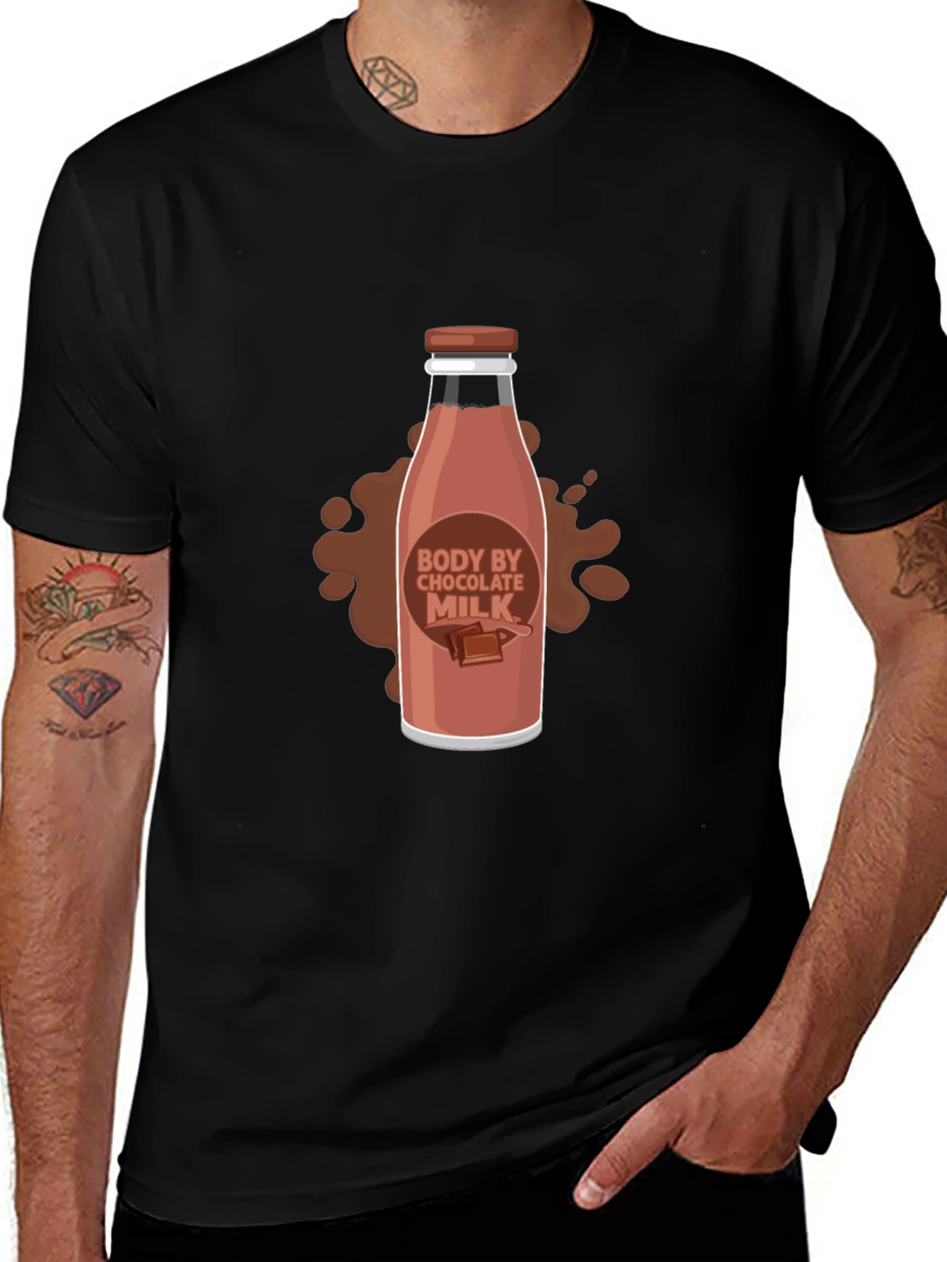 Variant 29 of Body By Chocolate Milk Graphic T-Shirt