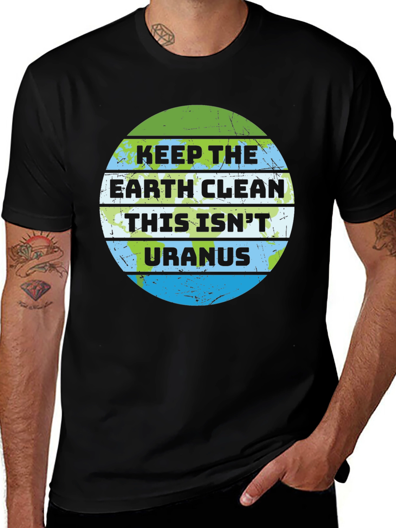 Keep Earth Clean T-Shirt - Environmental Awareness
