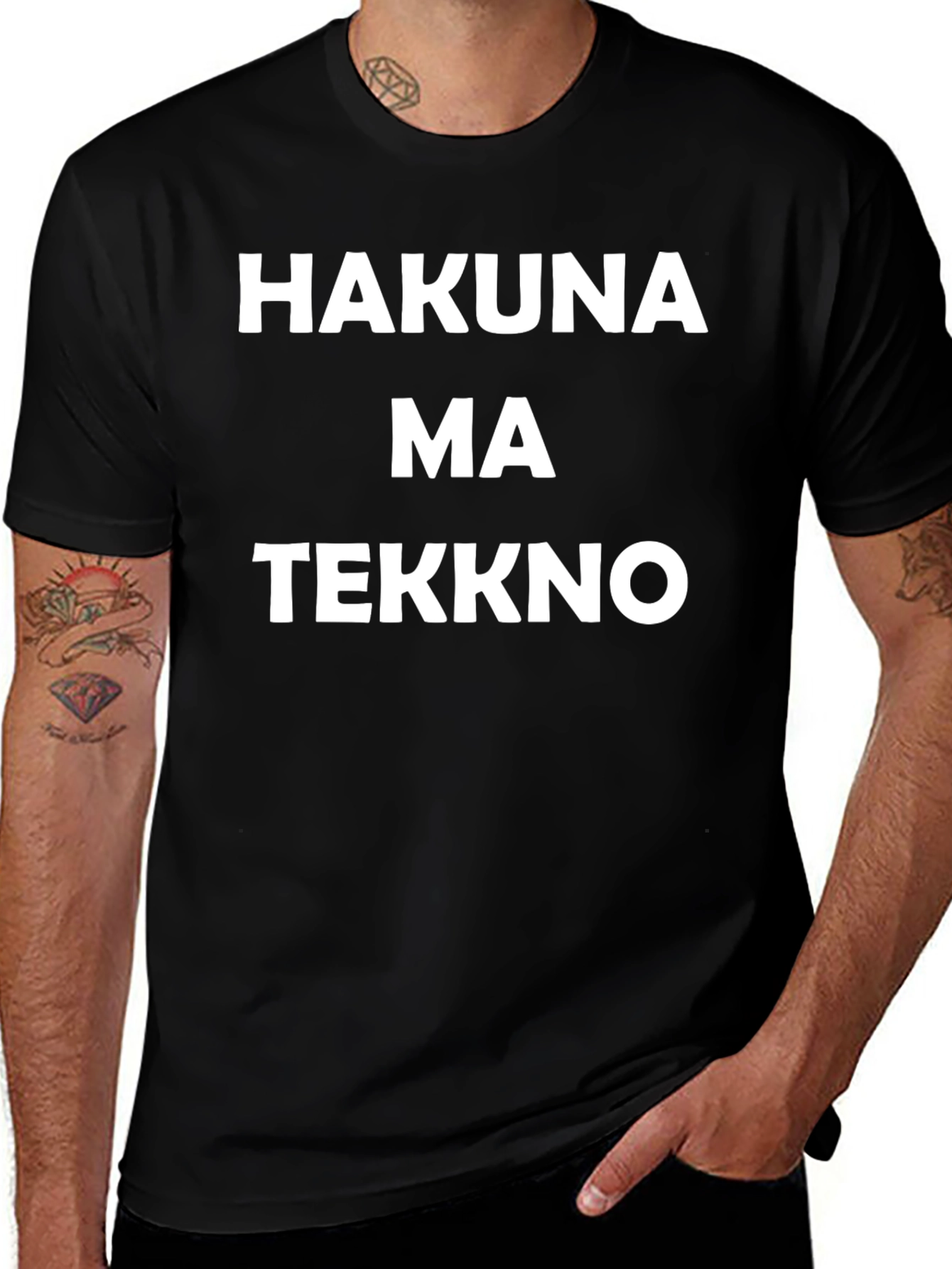Variant 23 of Hakuna Ma Tekkno Graphic Tee - Relaxed Fit