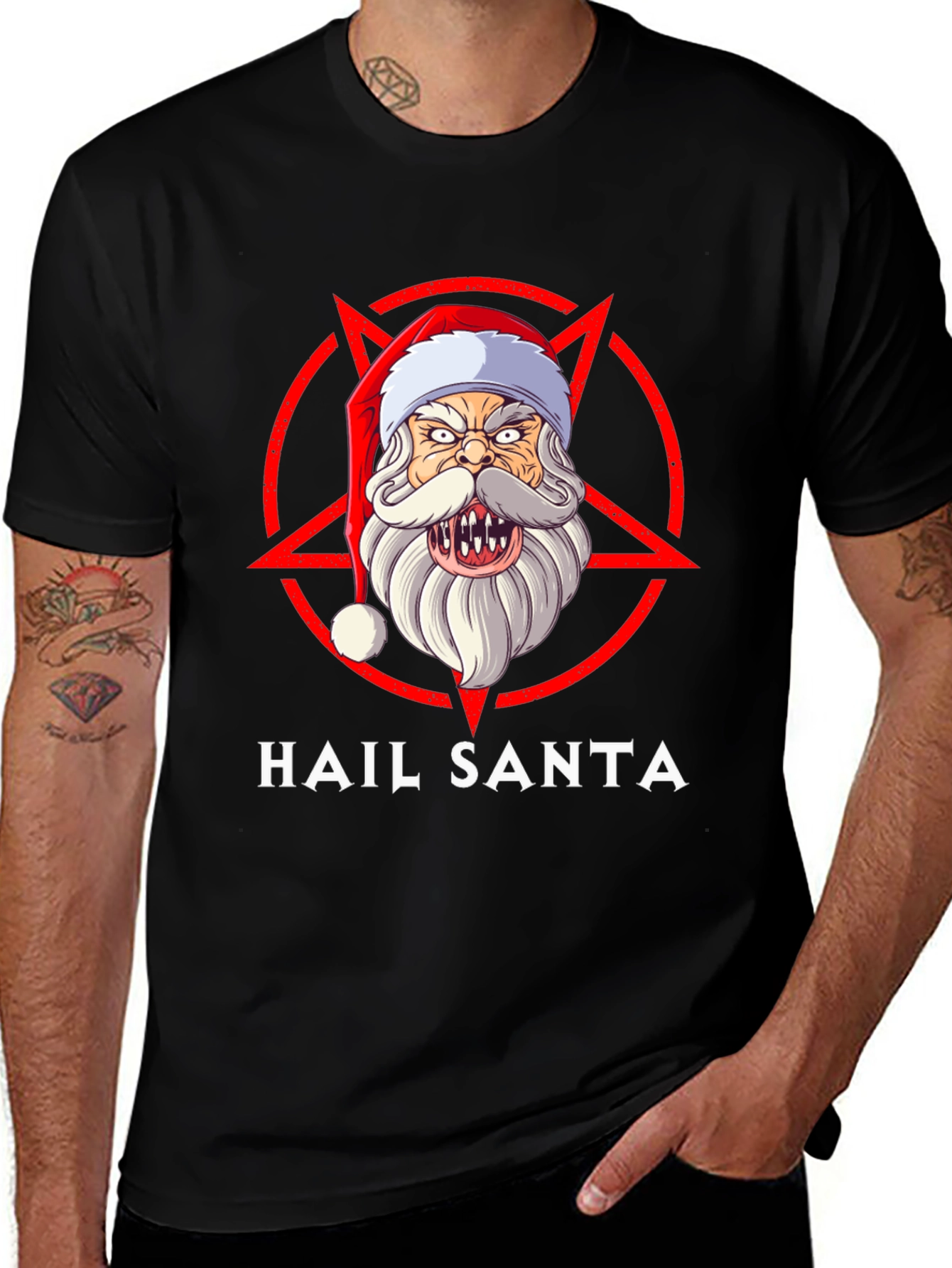 Hail Santa Graphic Tee