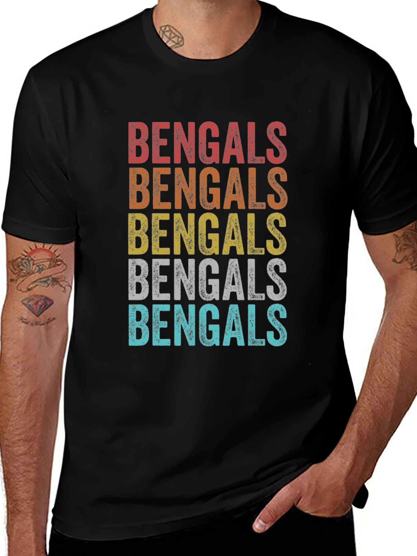 Bengals Retro Style T-Shirt