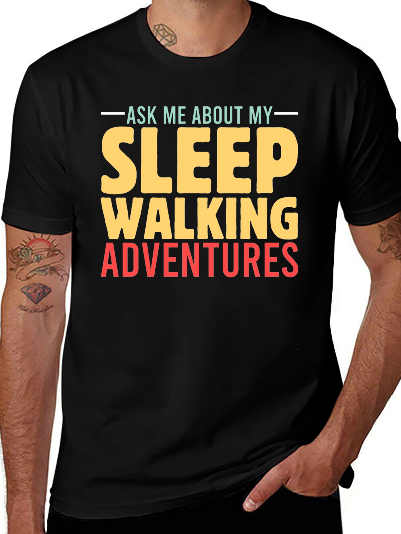 Variant 14 of Sleepwalking Adventures Graphic Tee