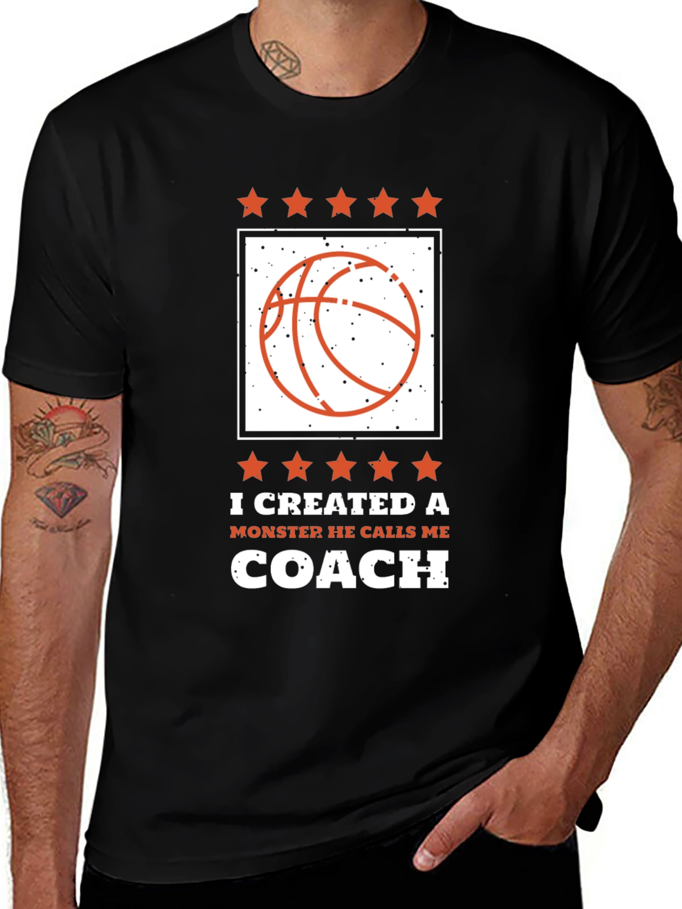 Variant 11 of I Created a Monster Coach T-Shirt