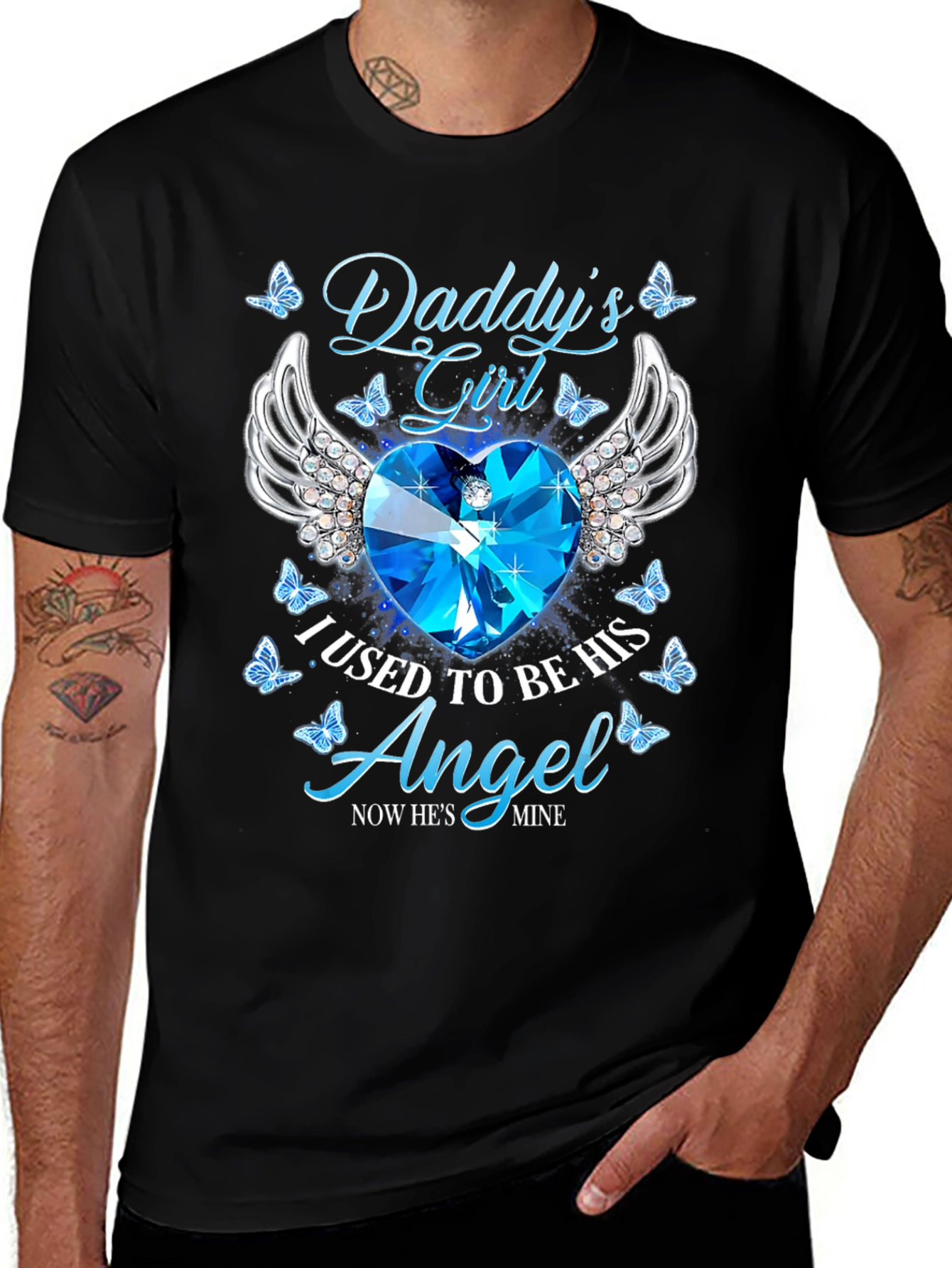 Variant 5 of Daddy's Girl Angel T-Shirt