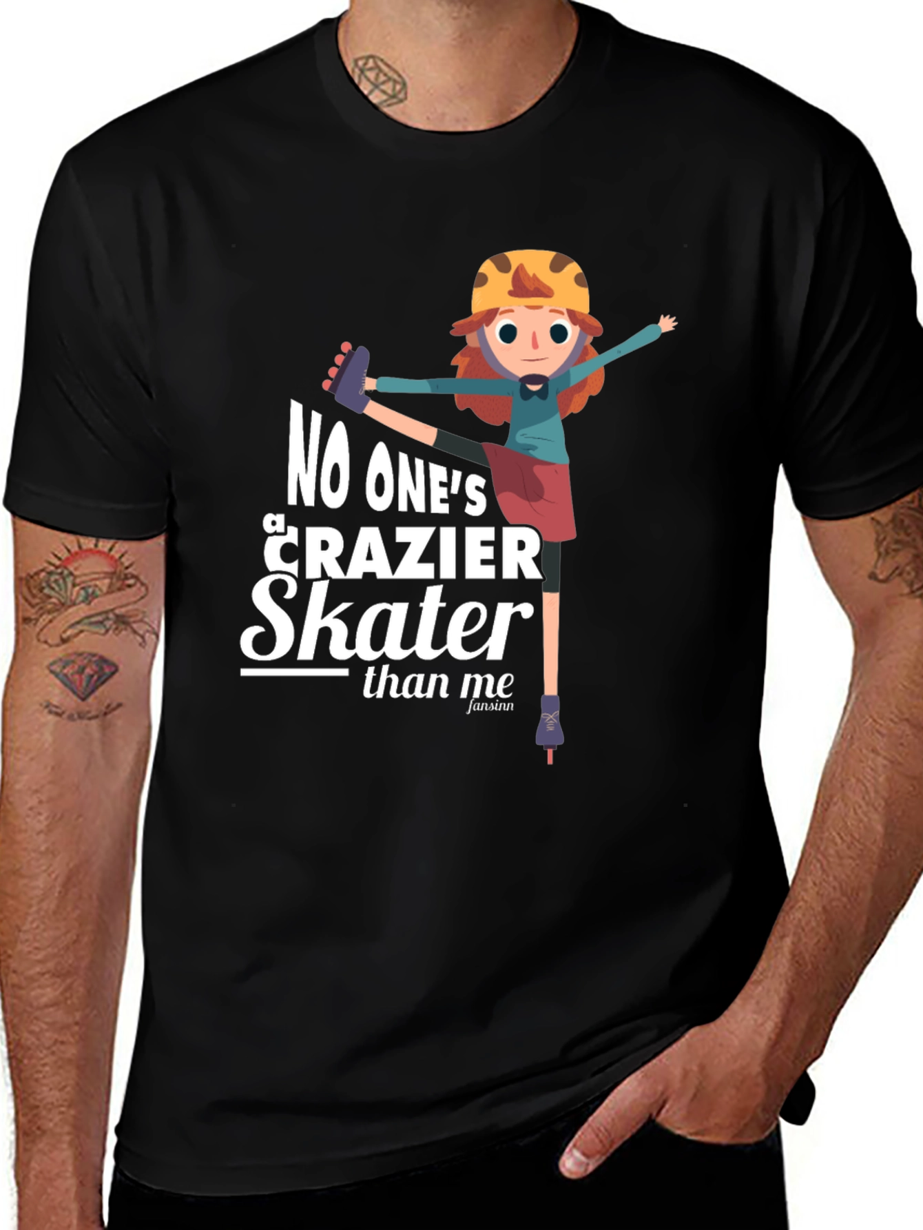 Variant 6 of Crazy Skater Graphic T-Shirt