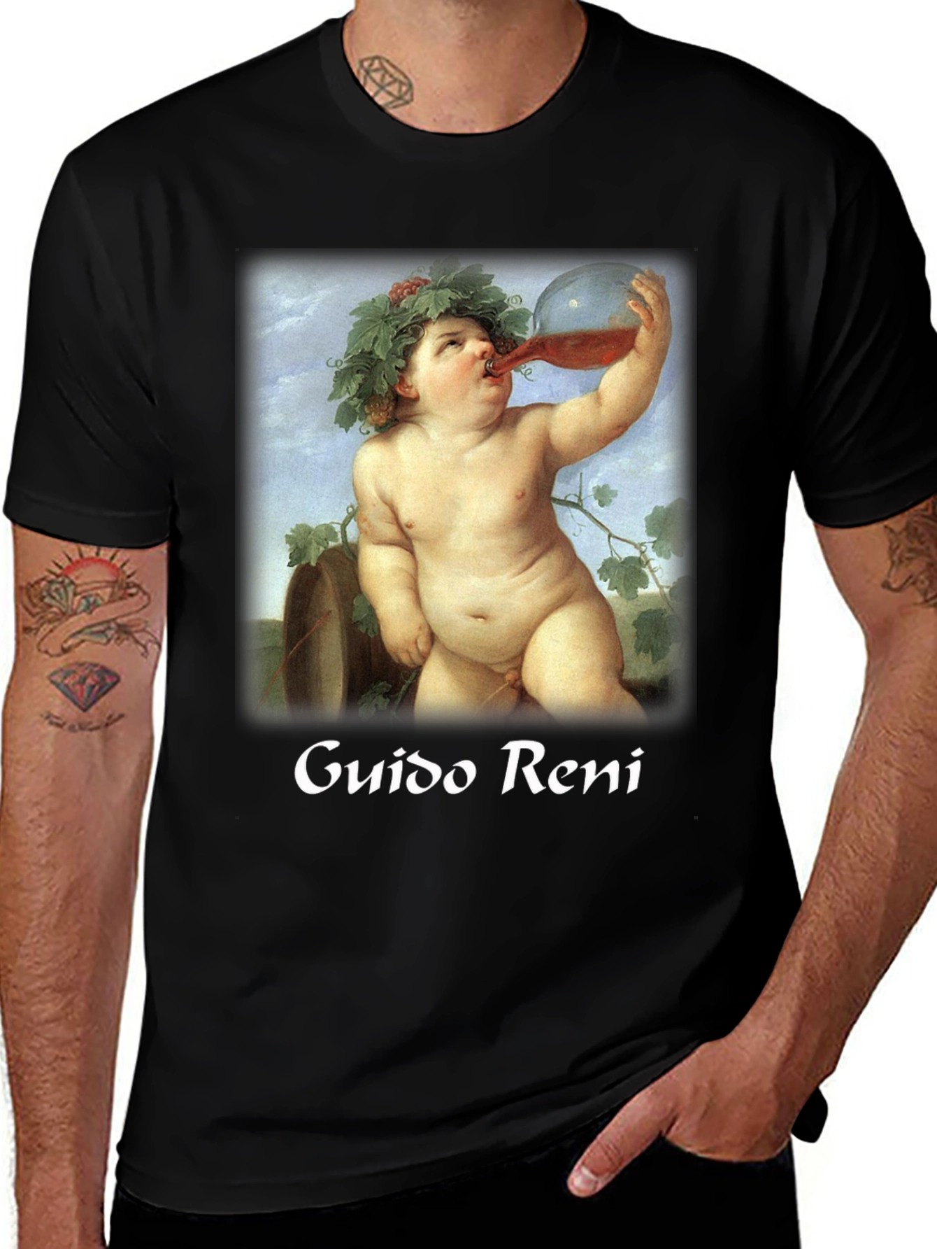 Variant 12 of Guido Reni Bacchus T-Shirt
