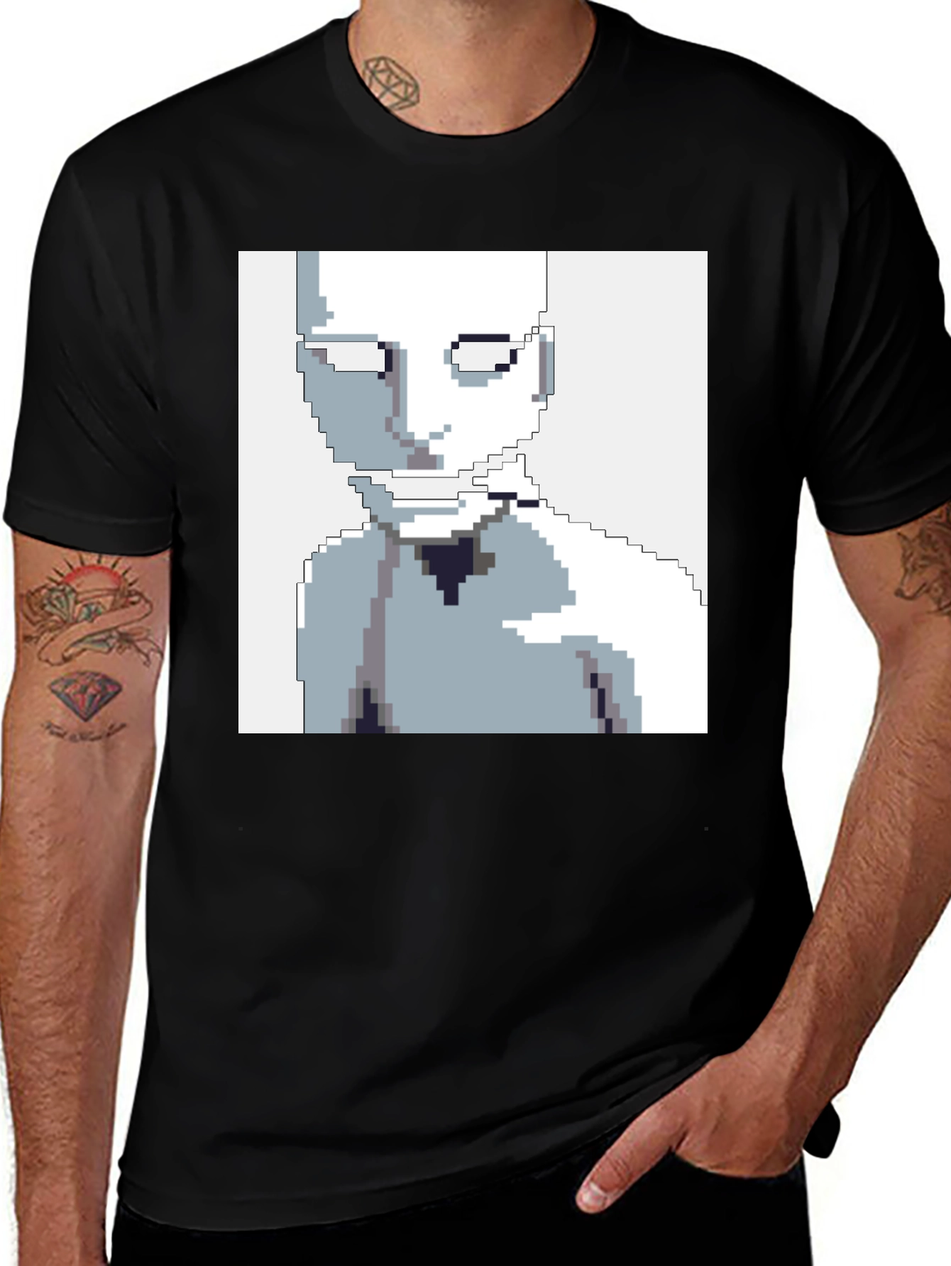 Variant 28 of Pixel Art T-Shirt: Retro Gaming Aesthetic