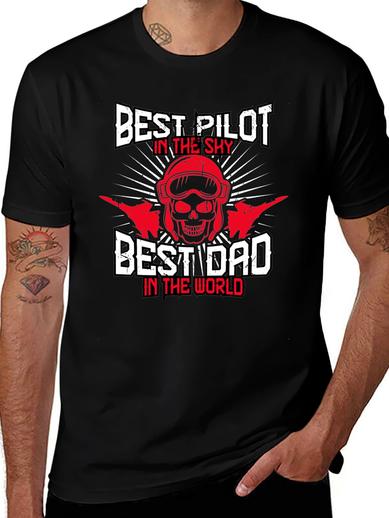 Variant 26 of Best Pilot Dad T-Shirt - Sky Lover Gift