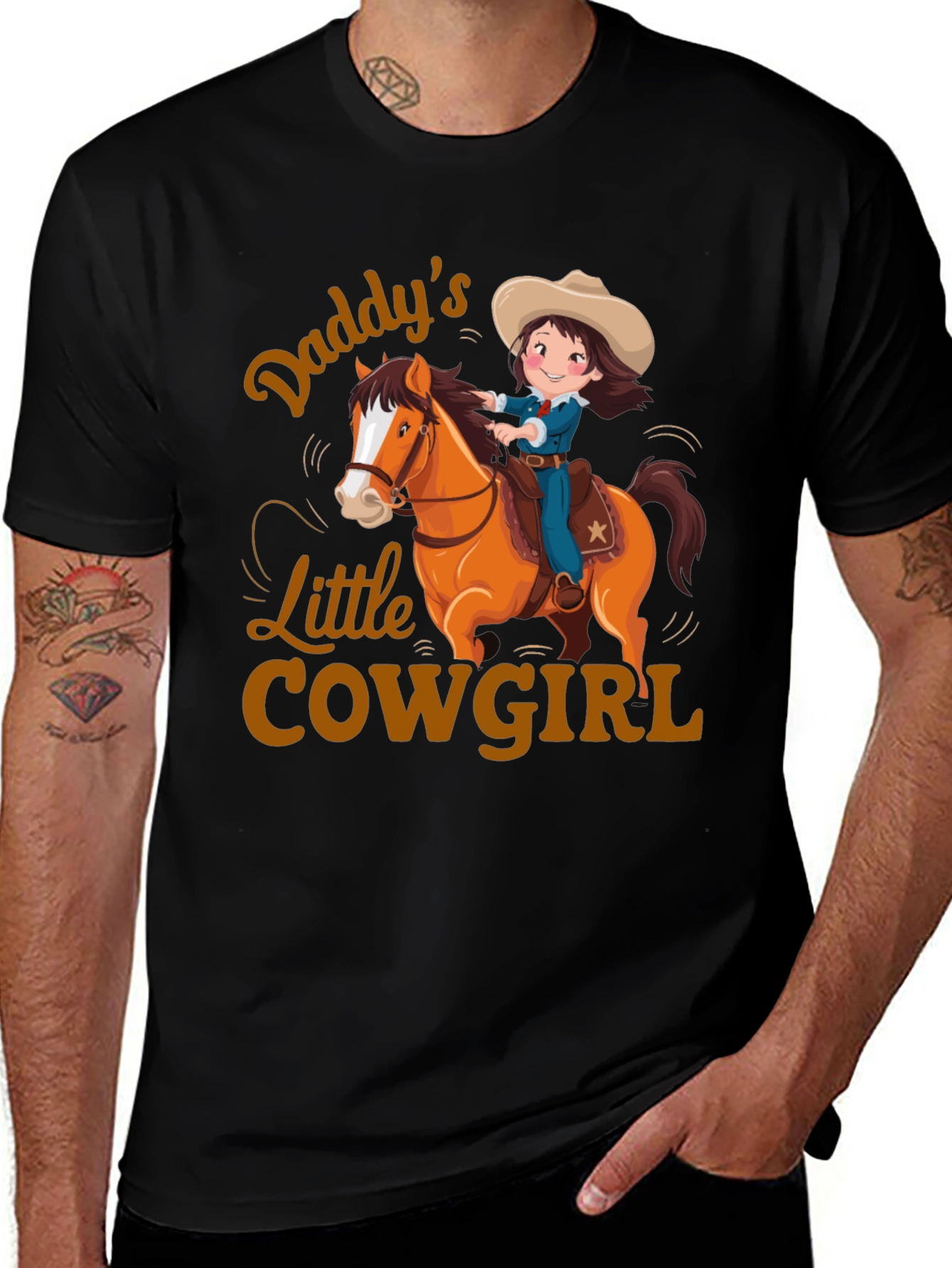 Variant 10 of Daddy's Little Cowgirl T-Shirt