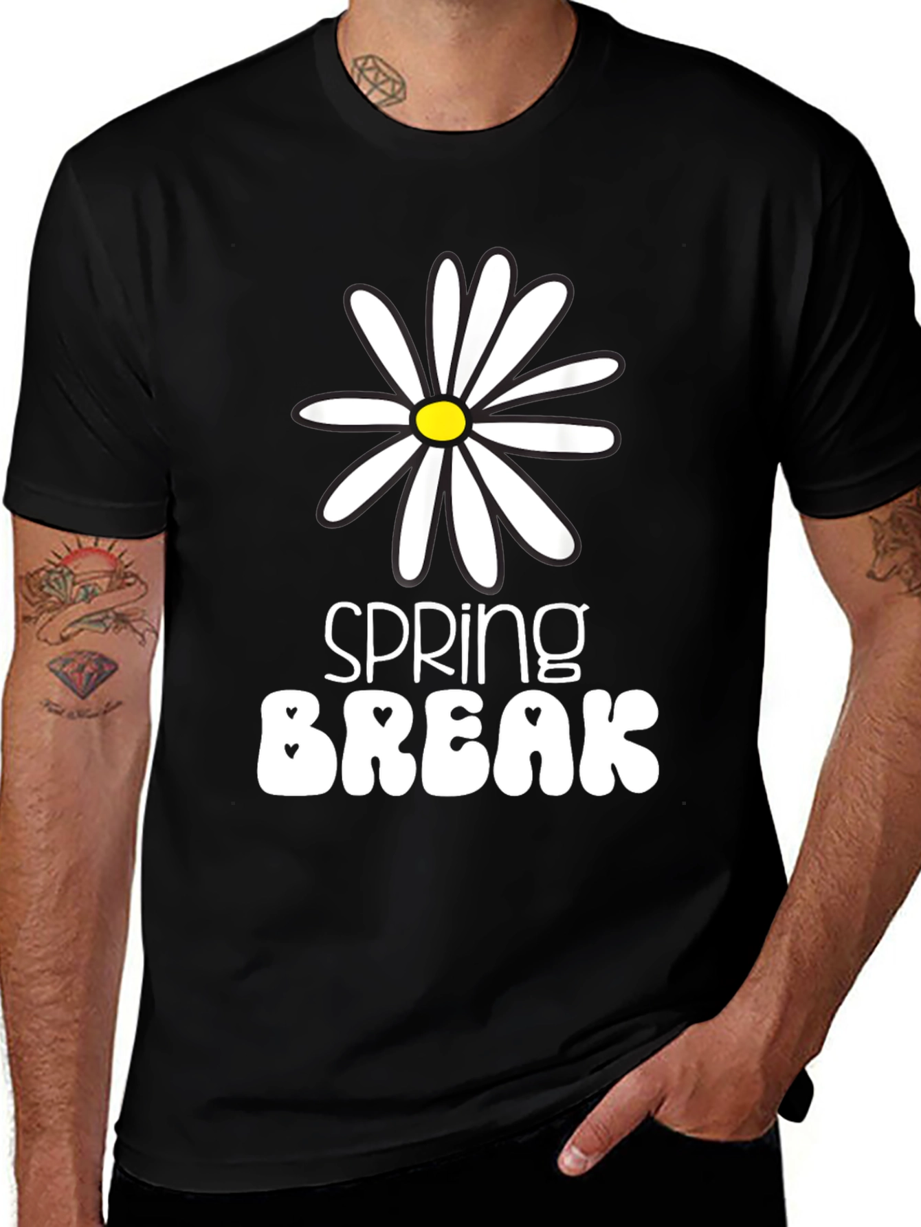 Variant 29 of Spring Break Daisy Graphic Tee - Unisex