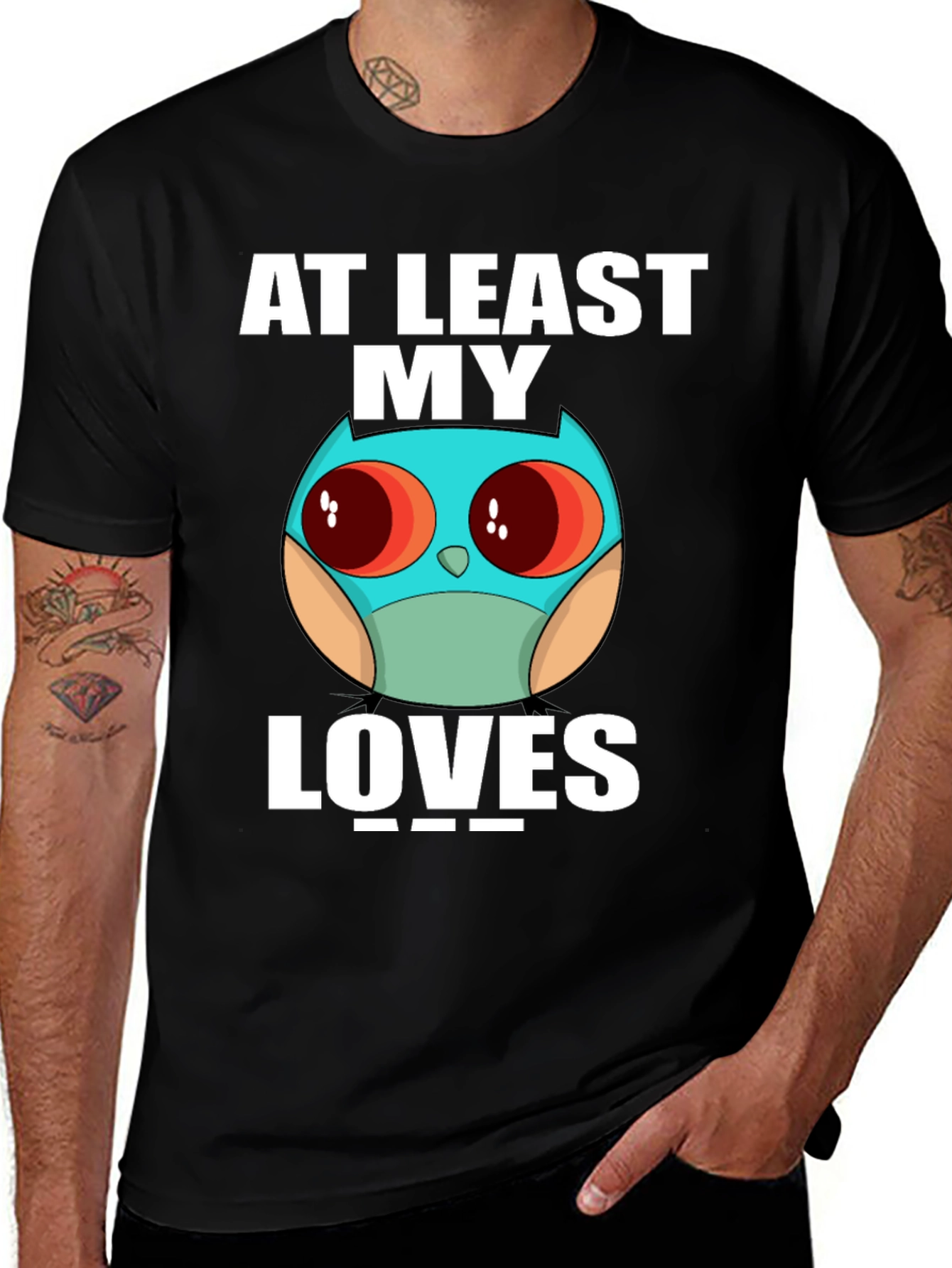 Variant 6 of Funny Owl Loves Me T-Shirt