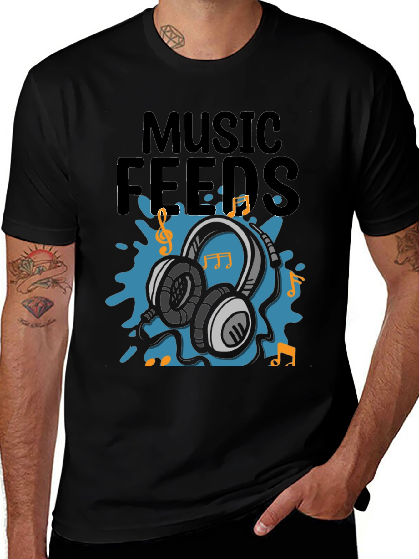 Variant 30 of Music Feeds T-Shirt