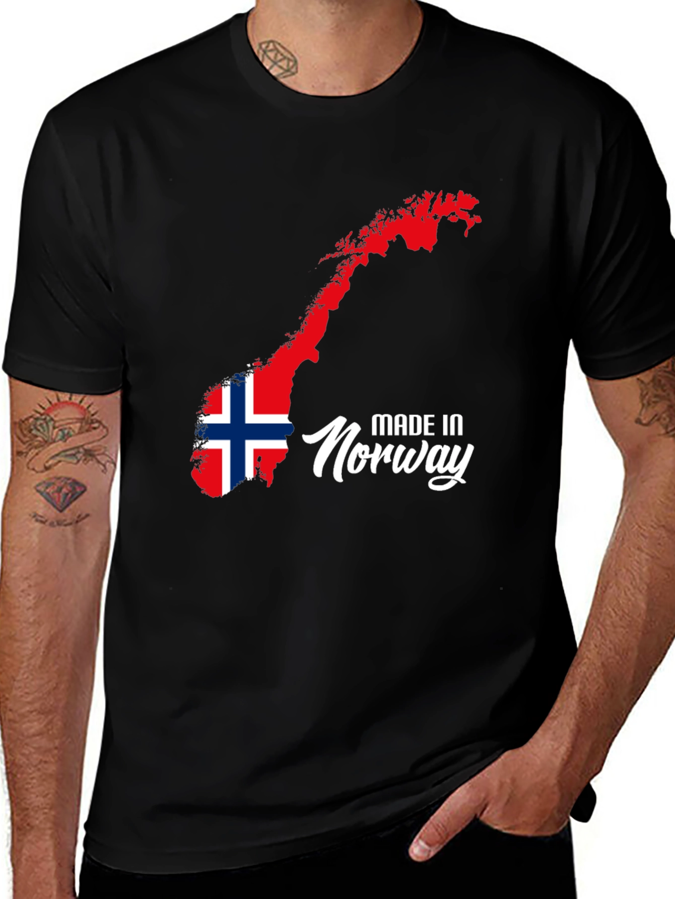 Made in Norway Flag T-Shirt