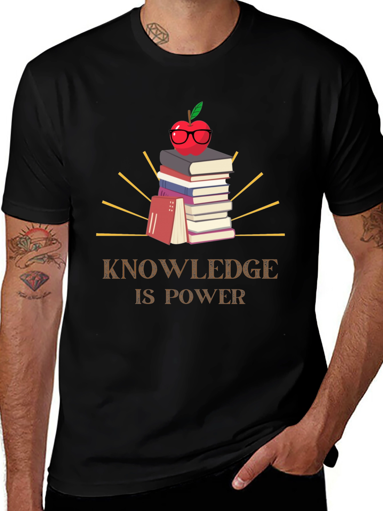 Variant 18 of Knowledge is Power Graphic T-Shirt