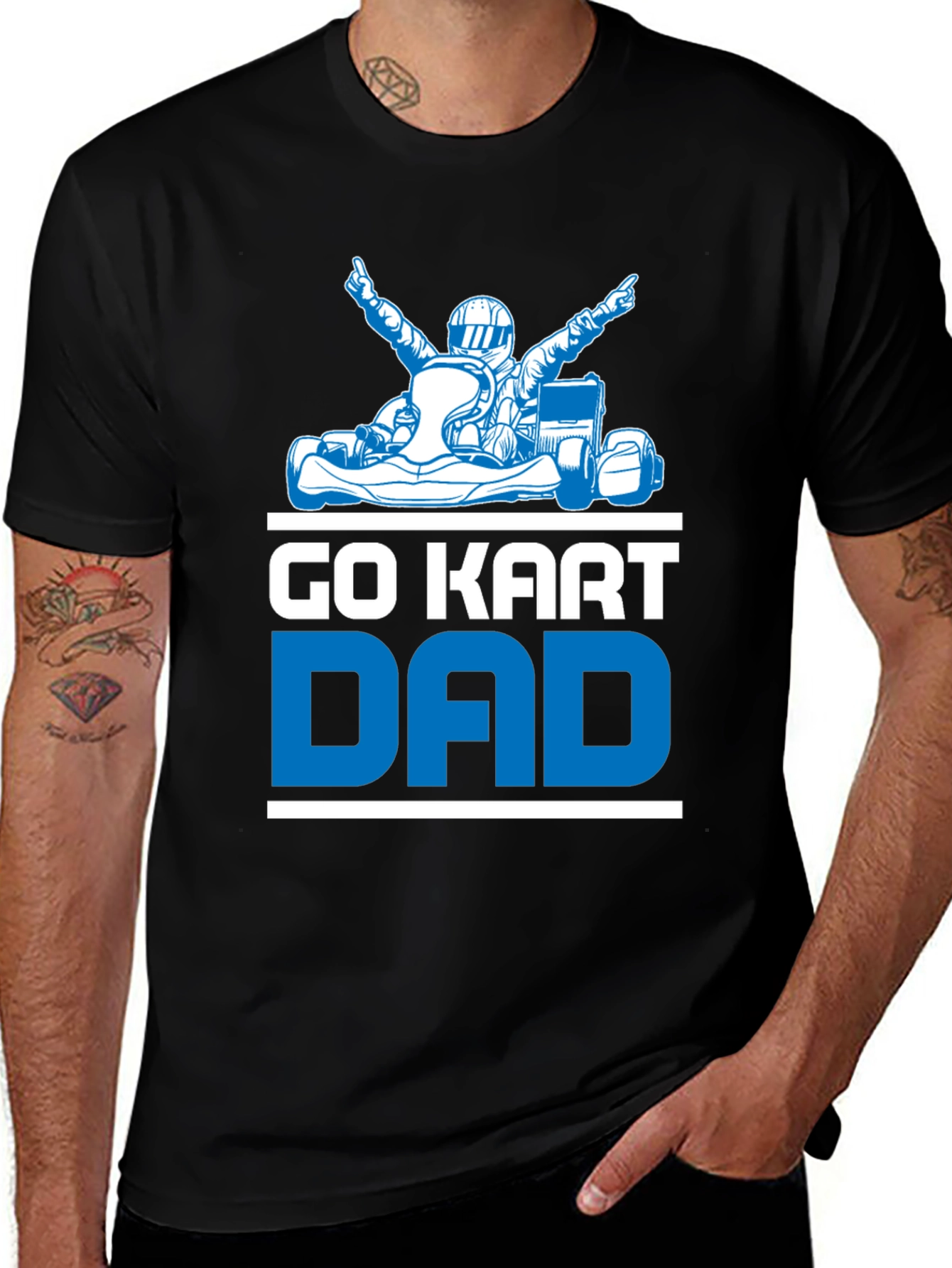 Variant 30 of Go Kart Dad T-Shirt - Racing Father's Day Tee