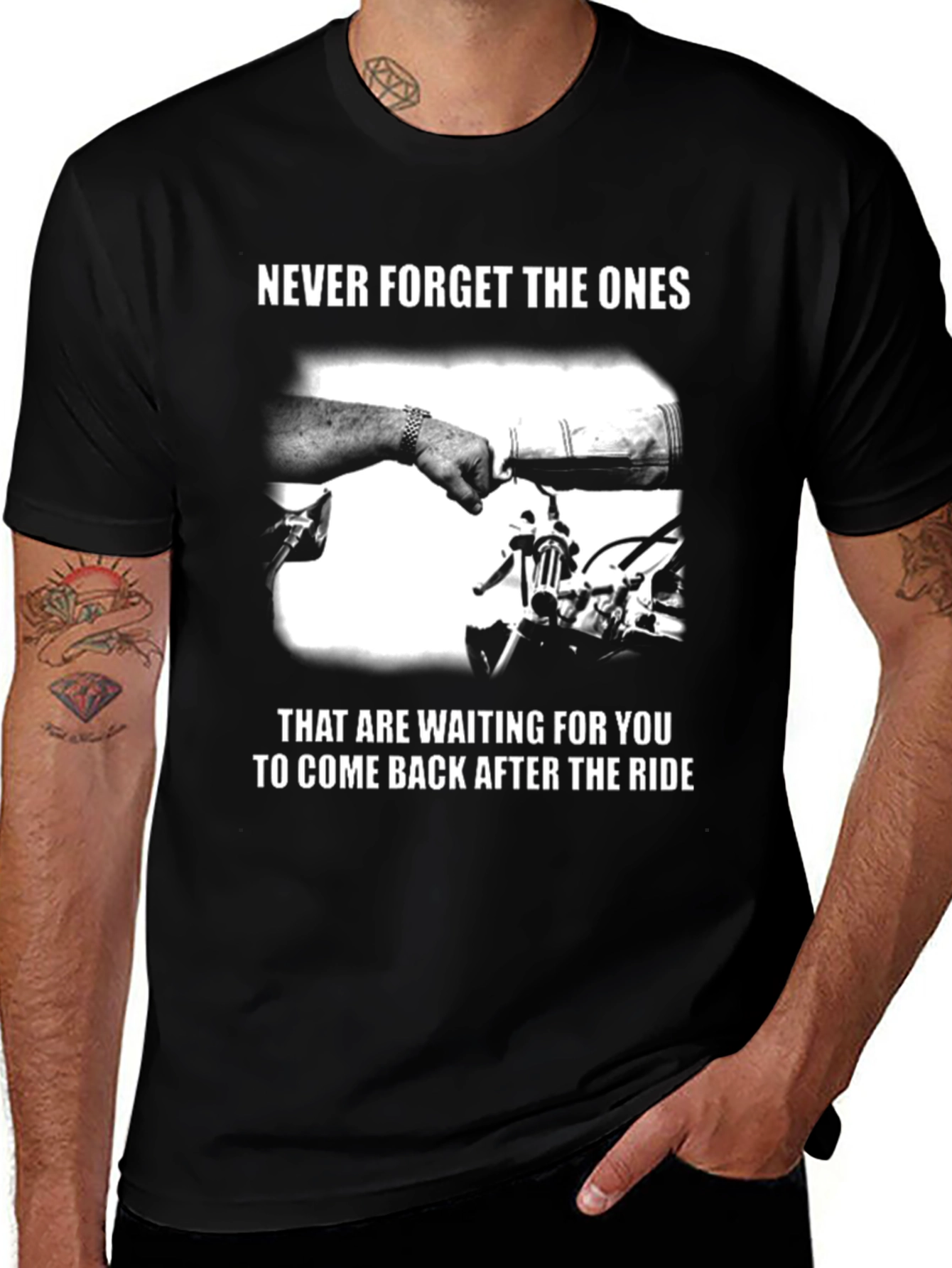 Variant 7 of Never Forget The Ones Motorcycle Ride T-Shirt