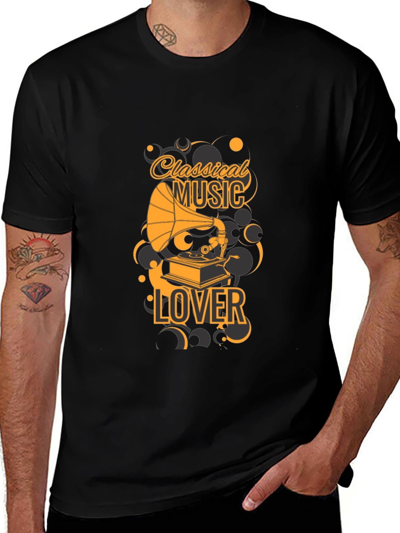 Variant 14 of Classical Music Lover Black T-Shirt