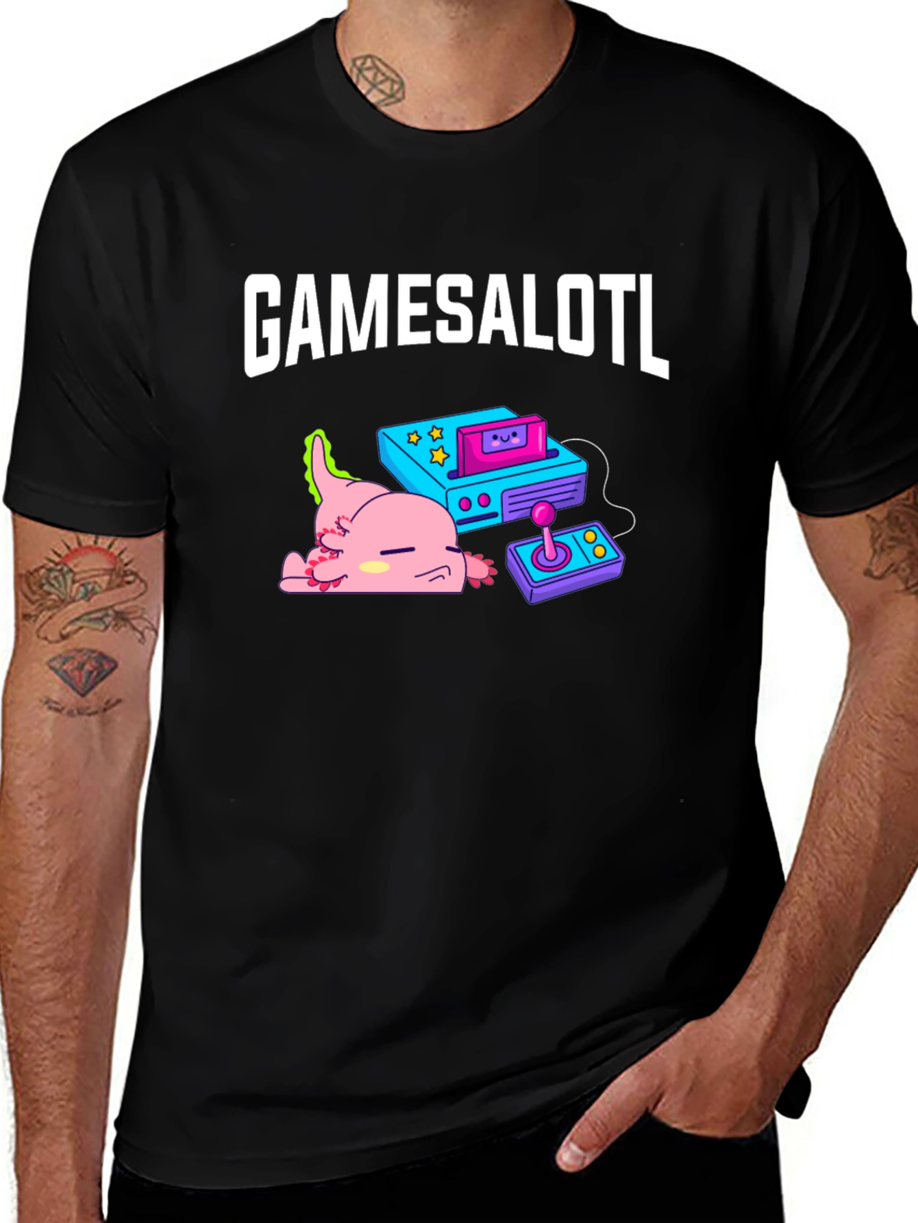 Variant 14 of Gamesalotl Gaming T-Shirt