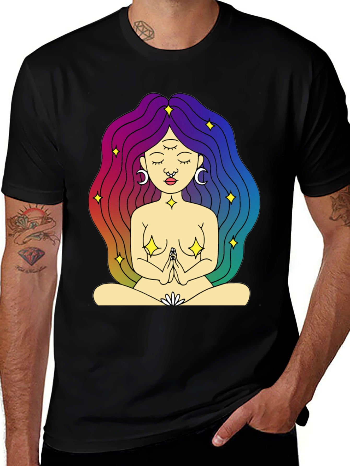 Variant 13 of Third Eye Meditation T-Shirt