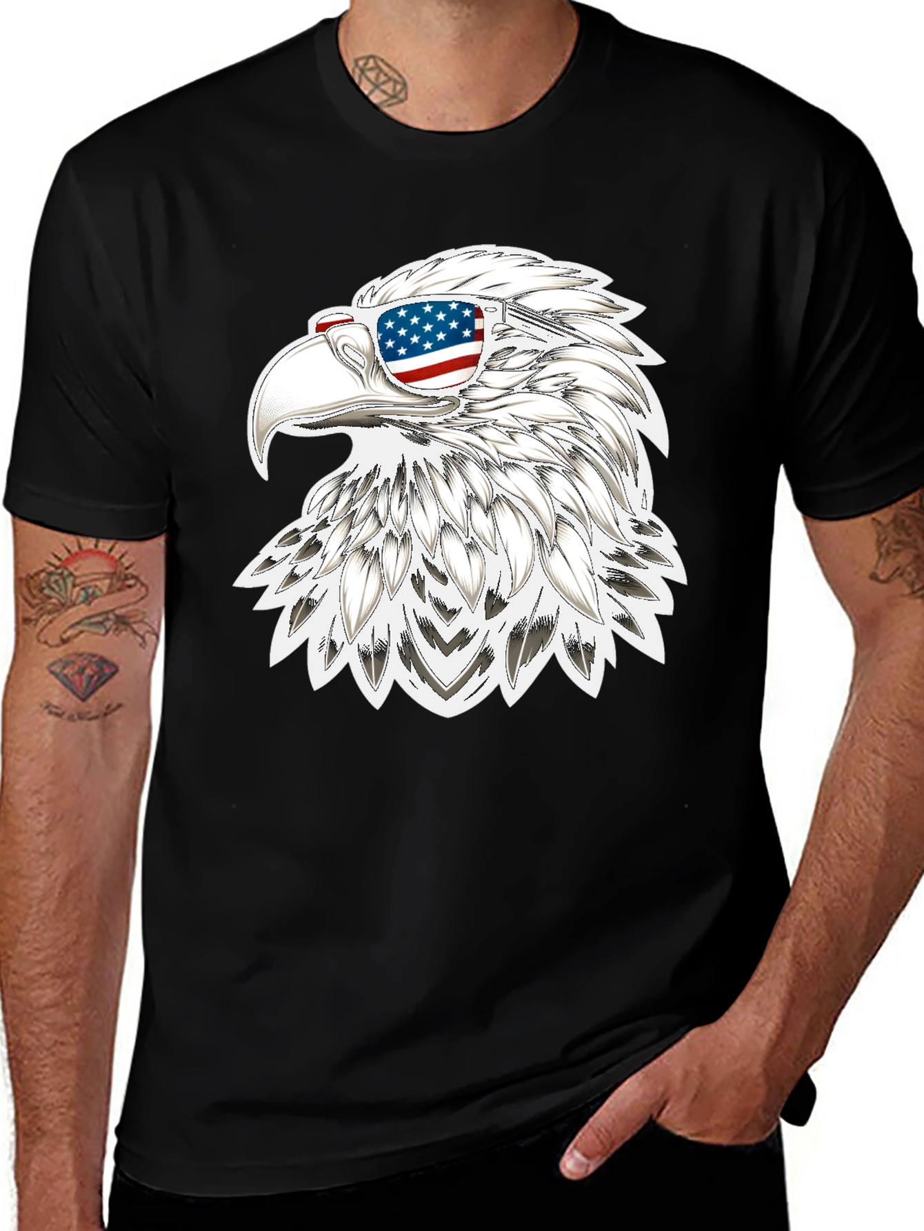American Eagle Graphic Tee - Patriotic Style