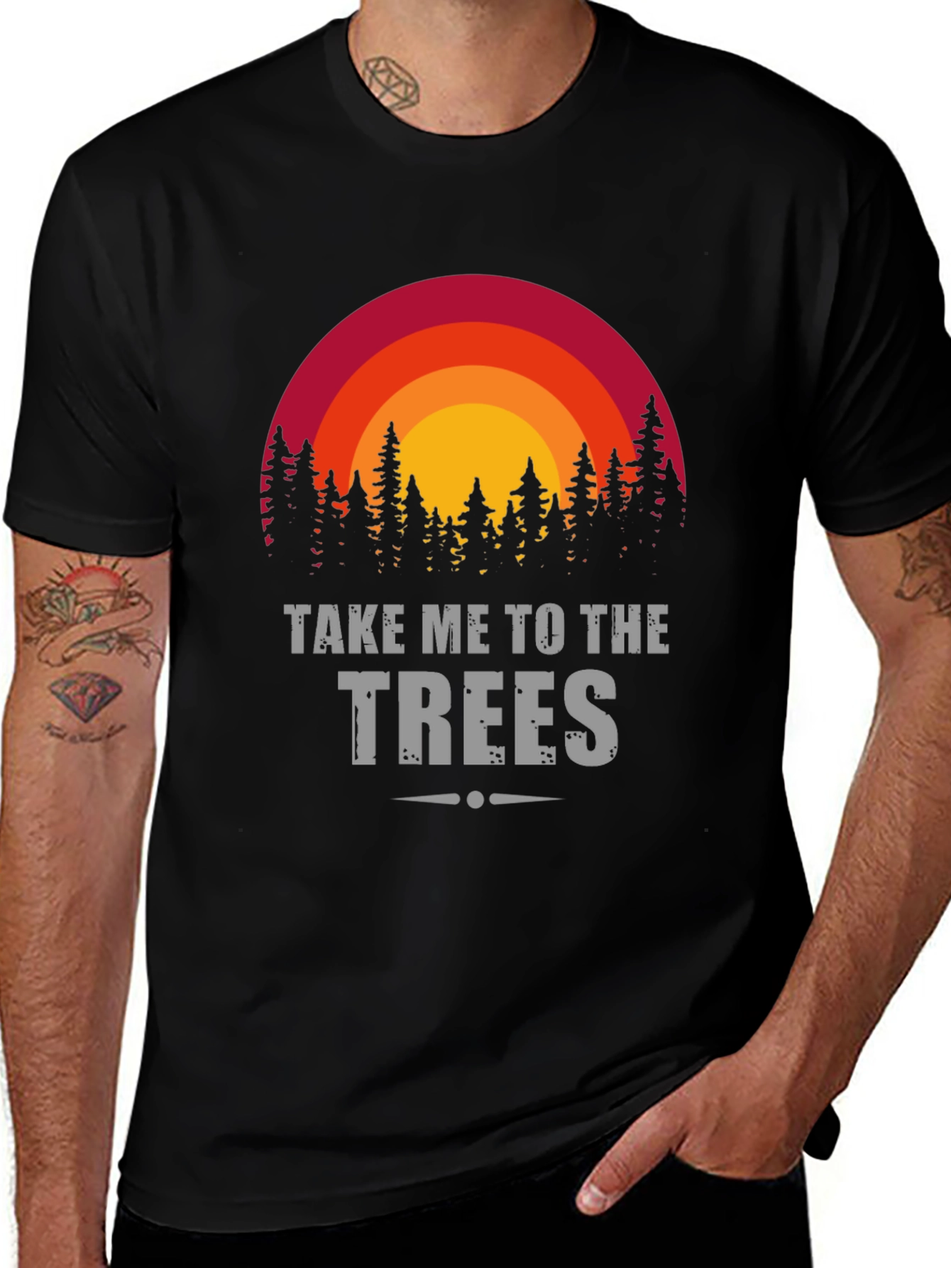 Variant 8 of Take Me To The Trees Graphic Tee