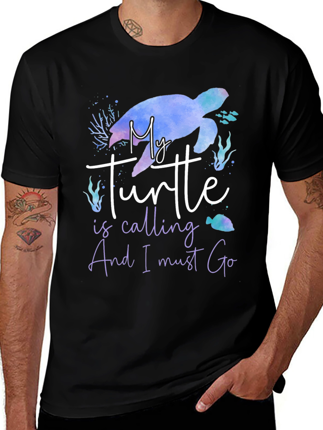 Variant 12 of My Turtle is Calling T-Shirt