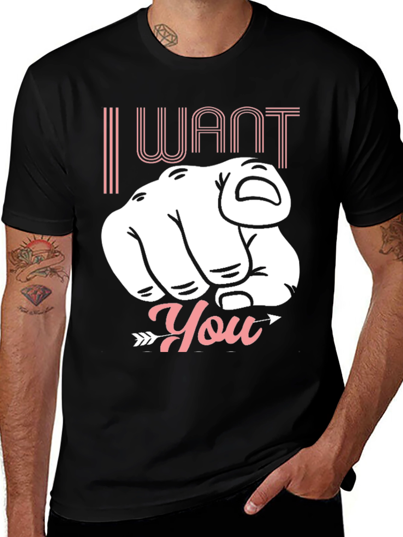 Variant 13 of I Want You T-Shirt - Patriotic Design
