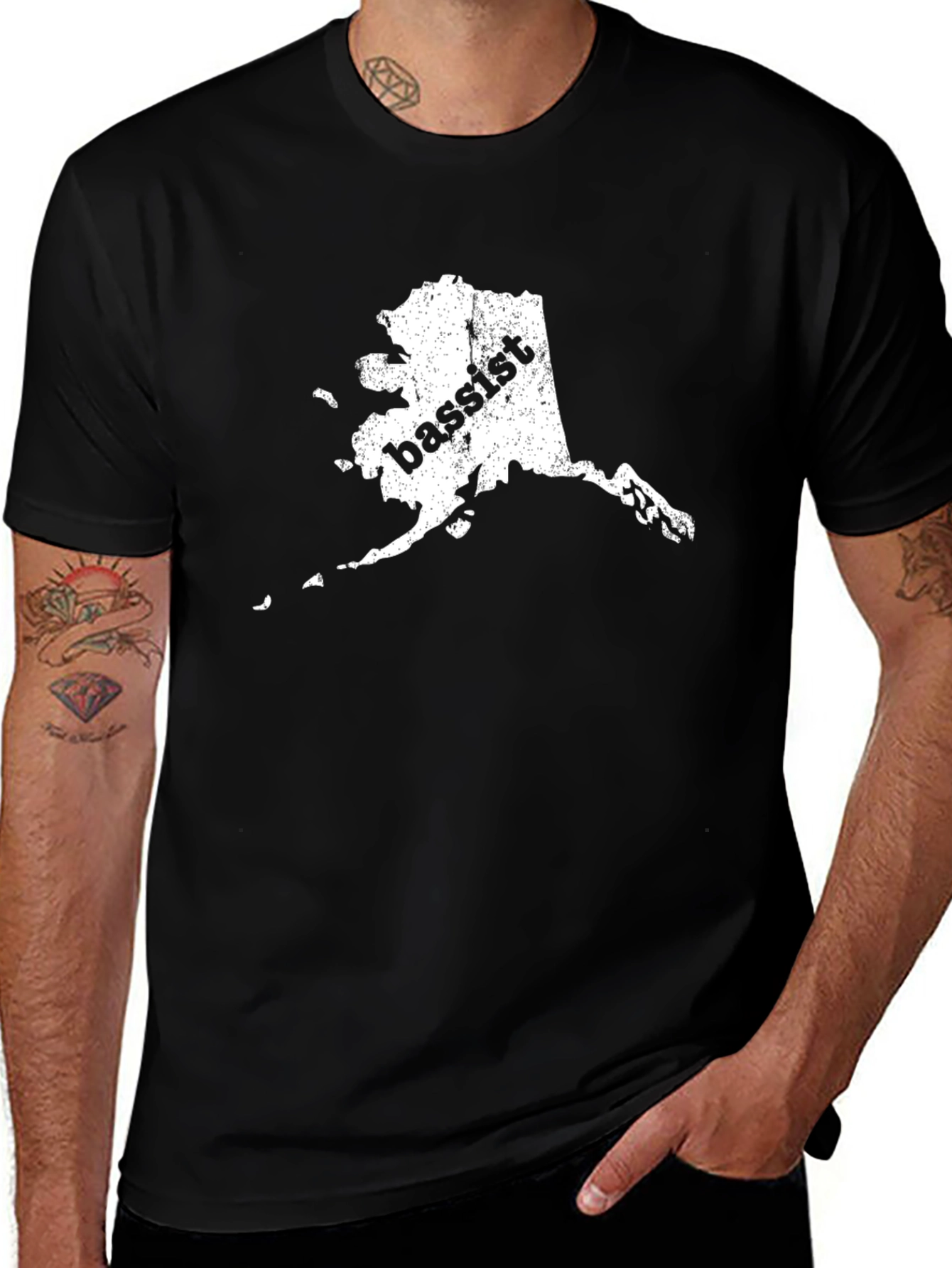 Alaska Bassist Black T-Shirt