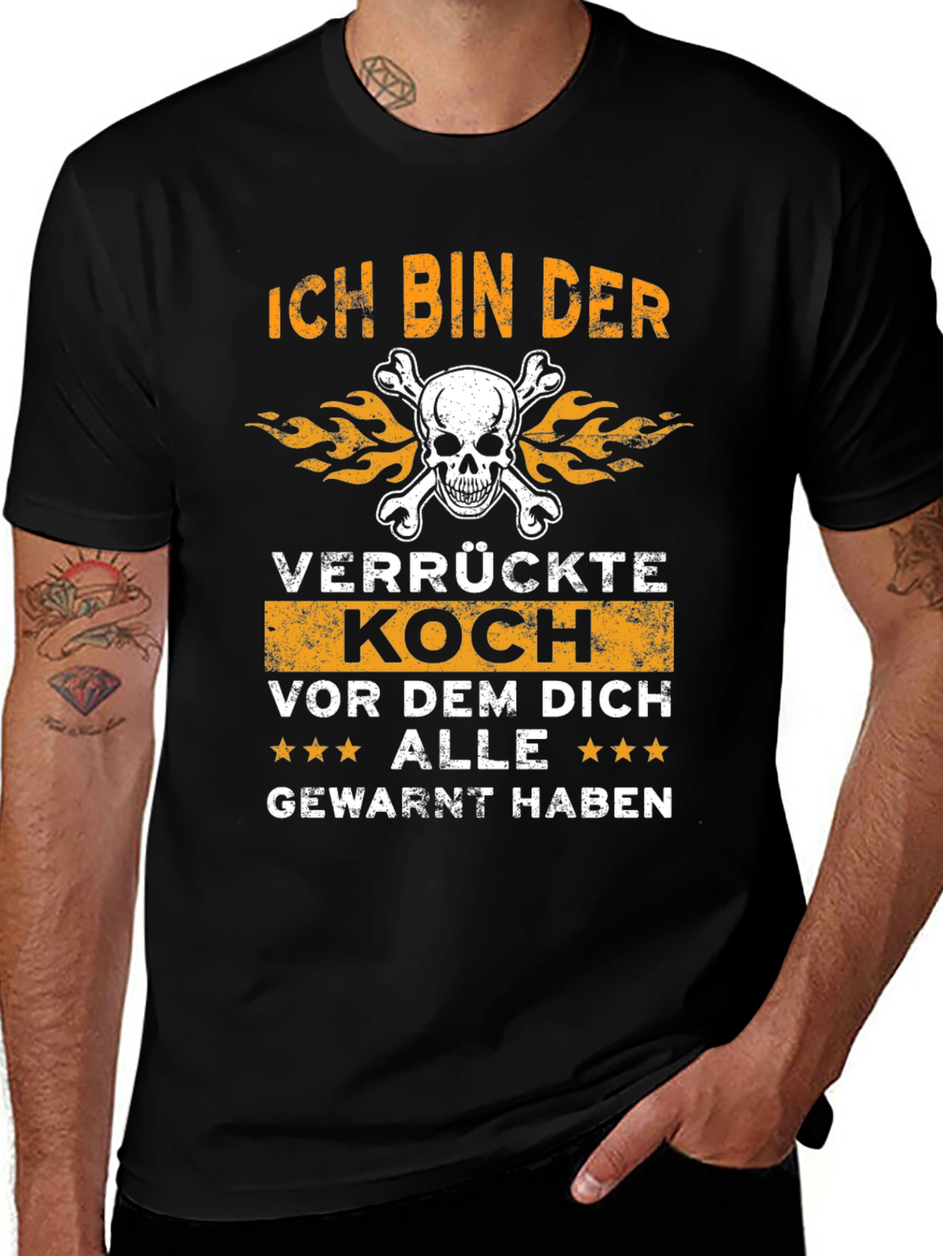 Variant 18 of Ich Bin Der Verrückte Koch T-Shirt