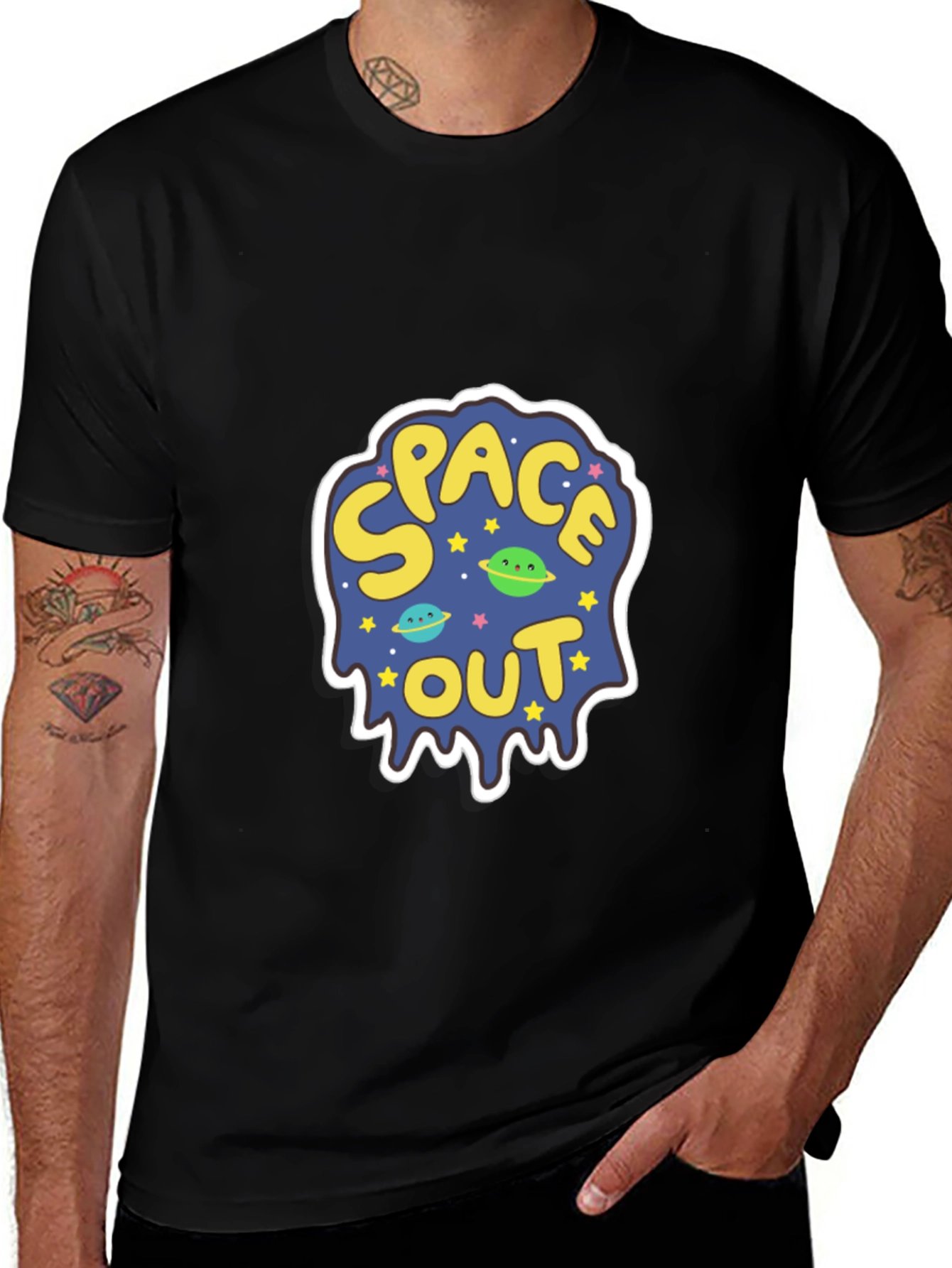 Variant 5 of Space Out Graphic T-Shirt