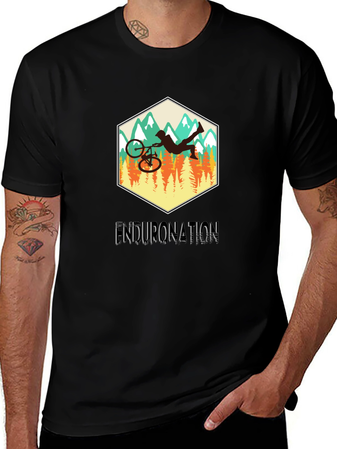 Variant 2 of Enduronation Mountain Bike T-Shirt