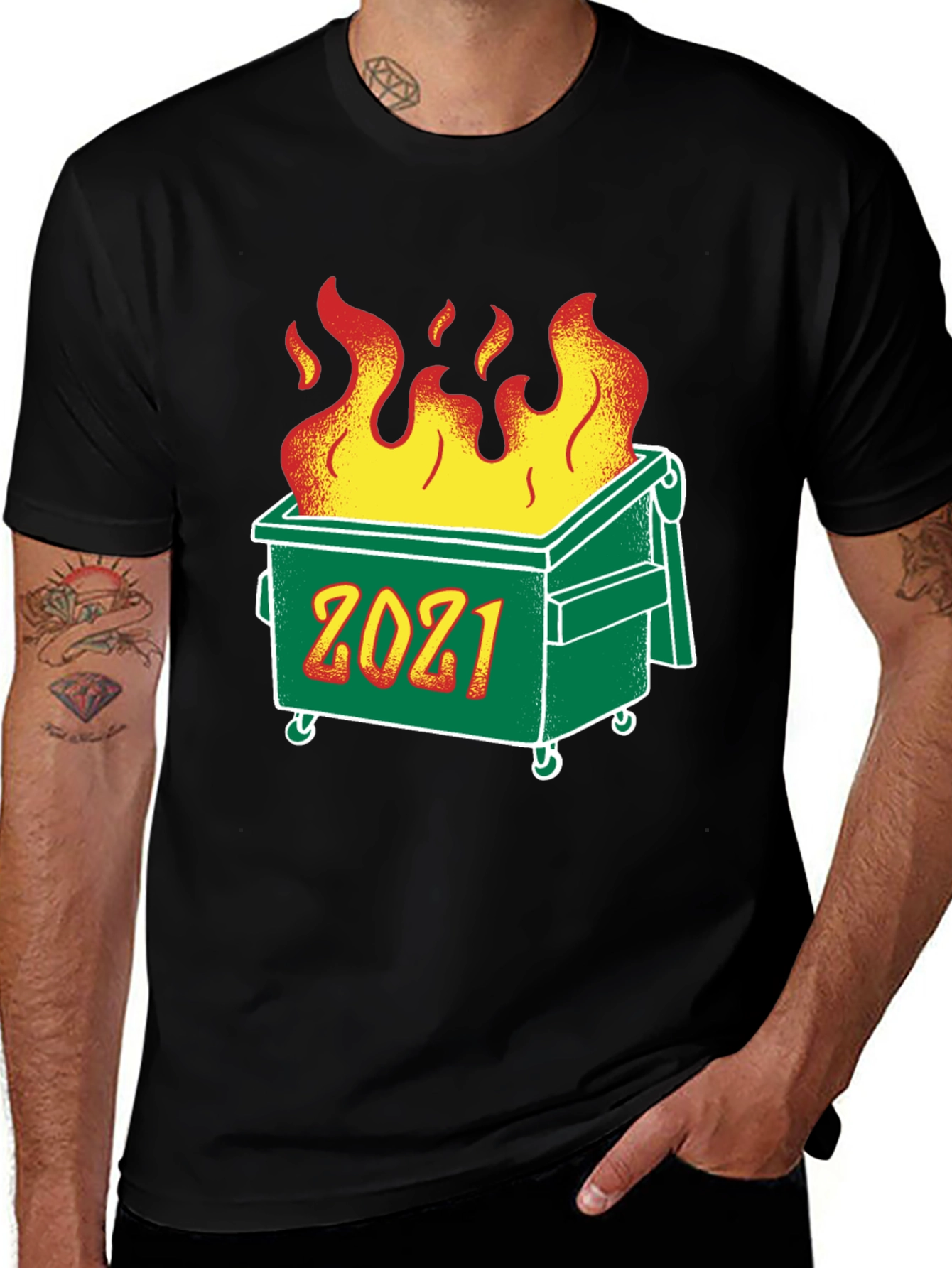 Variant 26 of Dumpster Fire 2021 T-Shirt